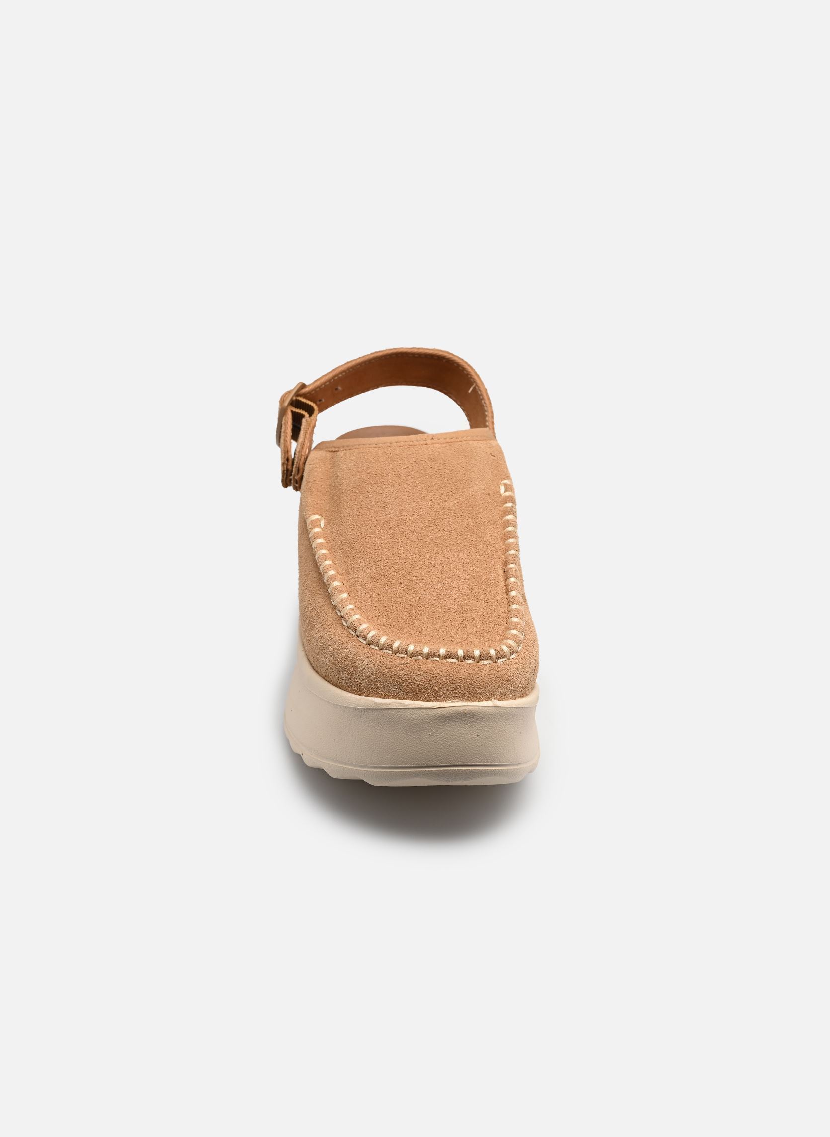 Pantoletten und Clogs Delray Clog Suede damen beige HEYDUDE Pantoletten und Clogs Delray Clog Suede damen beige Tan