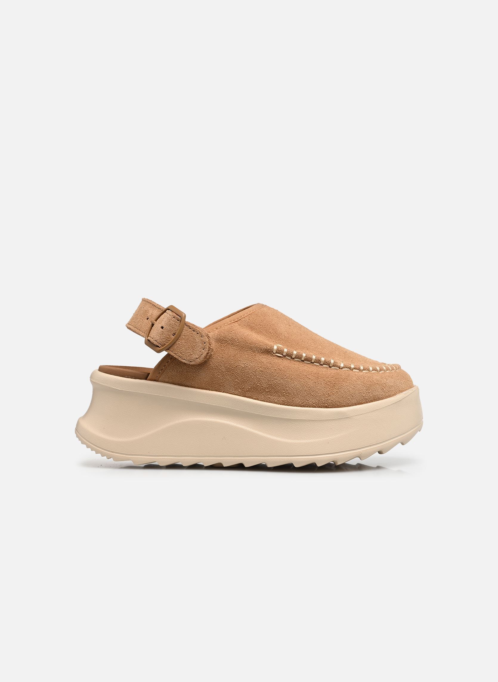 Pantoletten und Clogs Delray Clog Suede damen beige HEYDUDE Pantoletten und Clogs Delray Clog Suede damen beige Tan