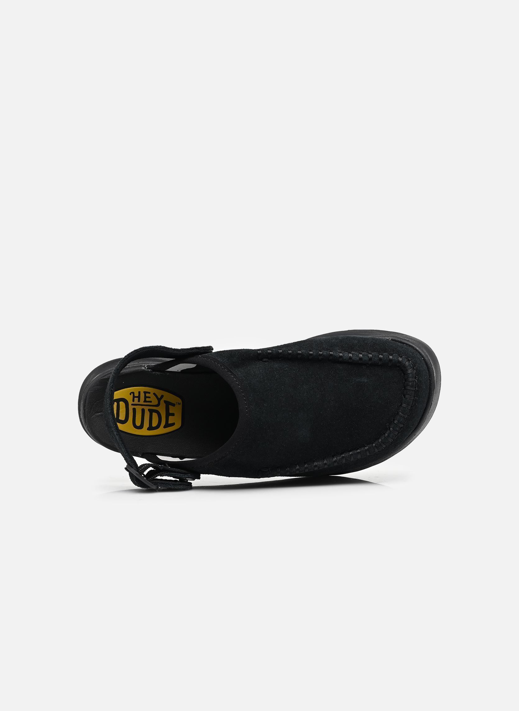 Pantoletten und Clogs Delray Clog Suede damen schwarz HEYDUDE Pantoletten und Clogs Delray Clog Suede damen schwarz BLACK