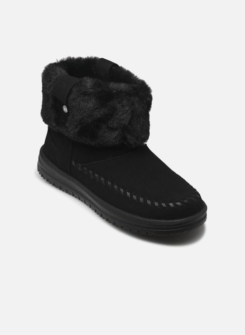 HEYDUDE Bottines basses Camden Cuff Classic Cozy femme noir