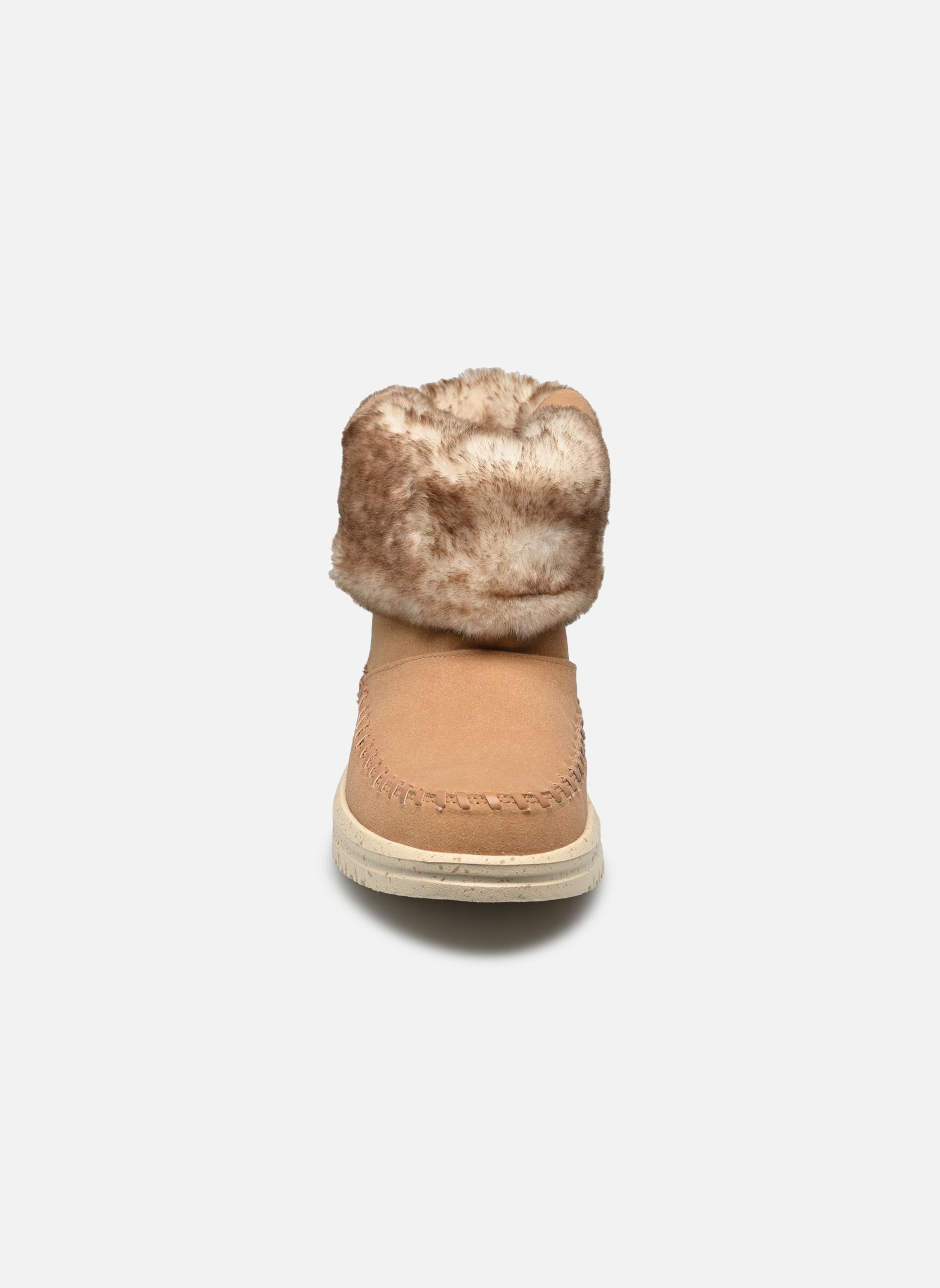 Bottines basses Camden Cuff Classic Cozy femme beige HEYDUDE Bottines basses Camden Cuff Classic Cozy femme beige COGNAC