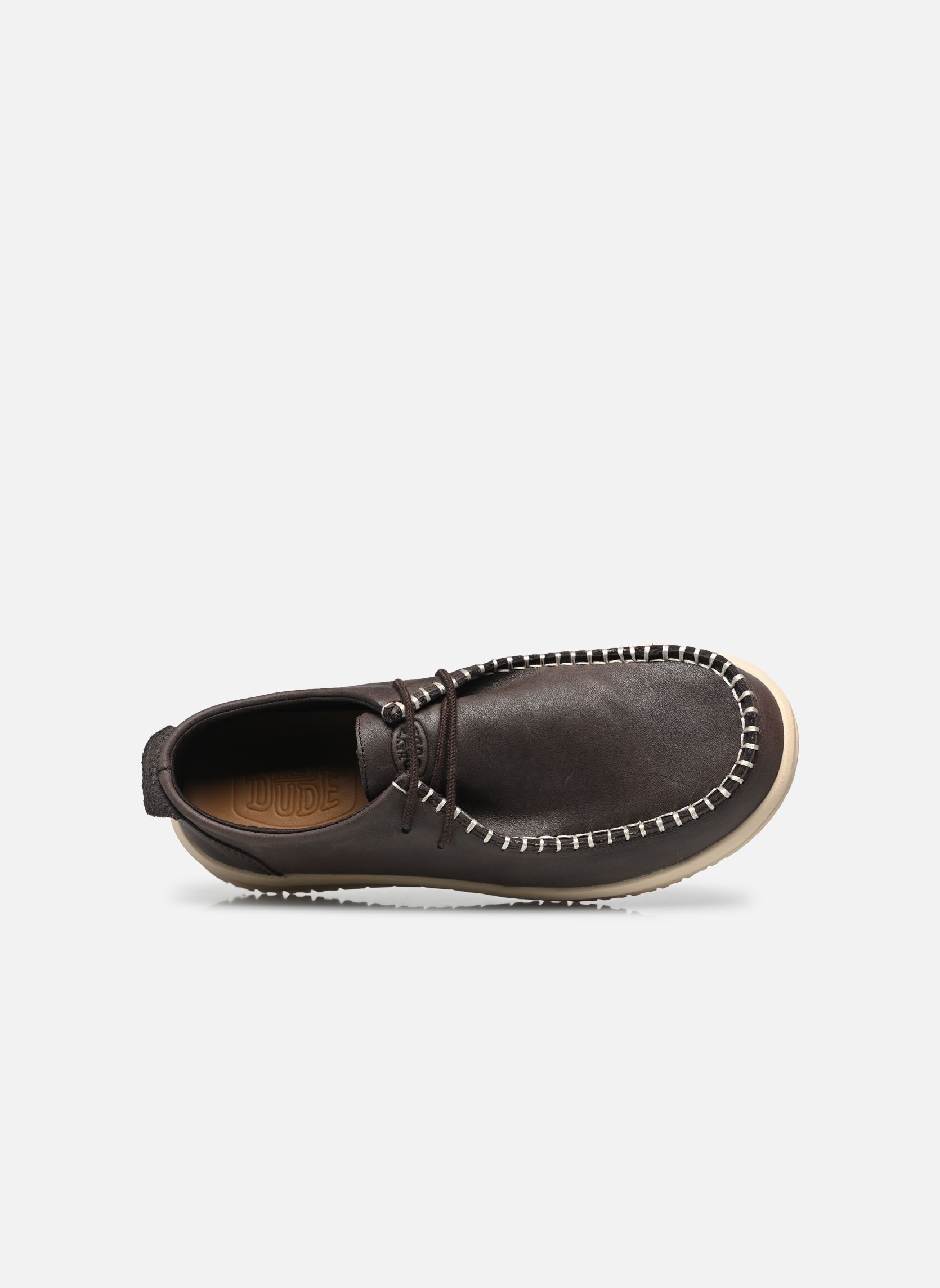 Sneakers di tela Wally NXT Moc Leather uomo marrone HEYDUDE Sneakers di tela Wally NXT Moc Leather uomo marrone MOLE BROWN/WOOD ASH