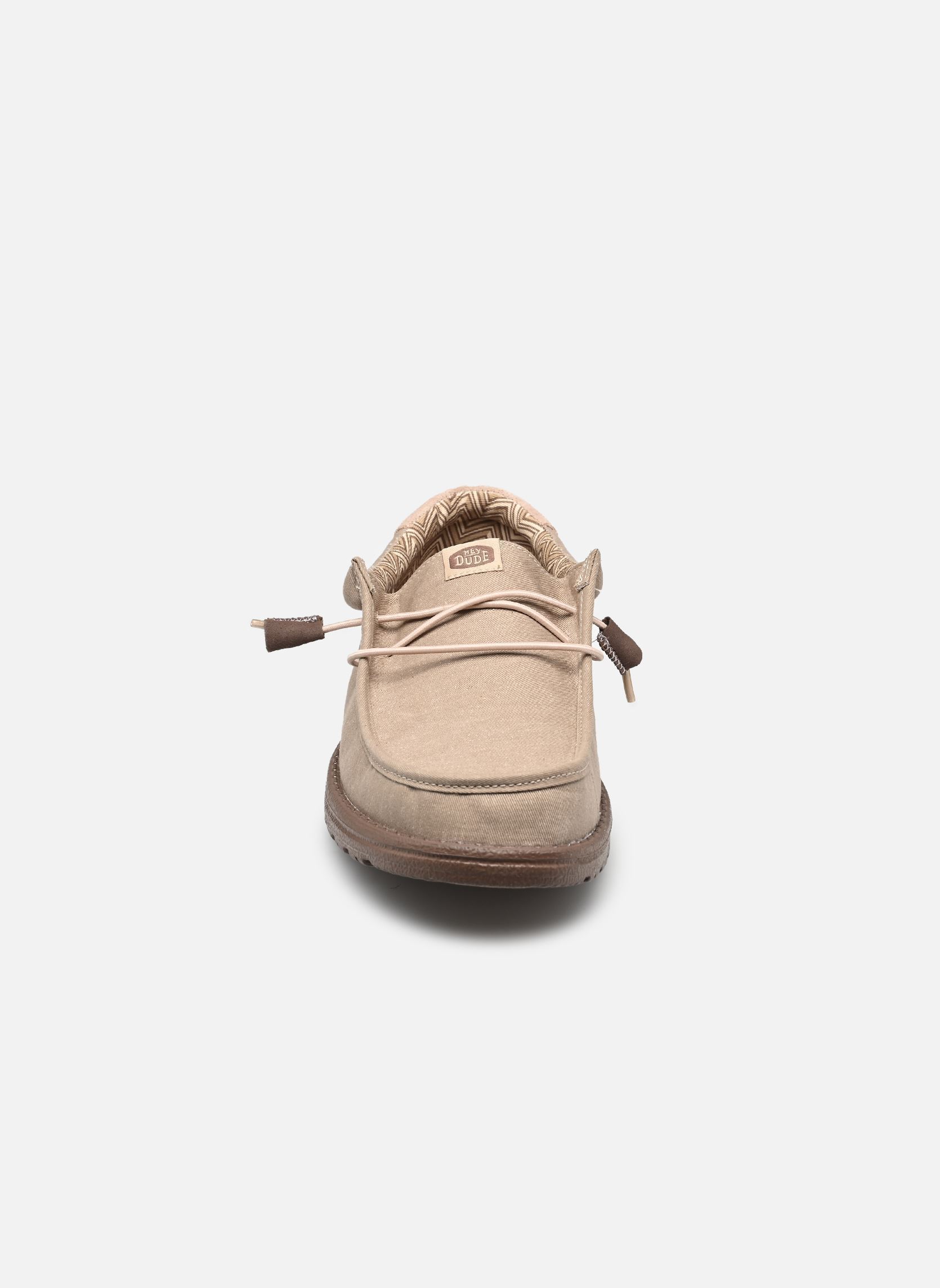 Leinen-Sneaker Wally Stretch Canvas Block herren braun HEYDUDE Leinen-Sneaker Wally Stretch Canvas Block herren braun CROCKERY/MULTI