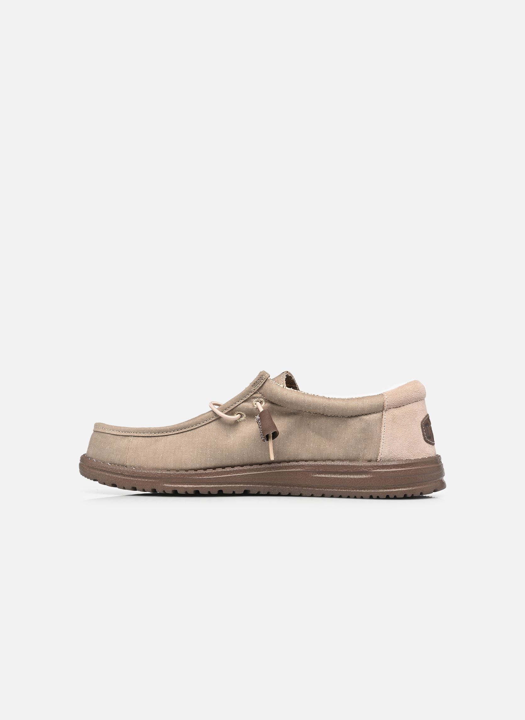 Leinen-Sneaker Wally Stretch Canvas Block herren braun HEYDUDE Leinen-Sneaker Wally Stretch Canvas Block herren braun CROCKERY/MULTI