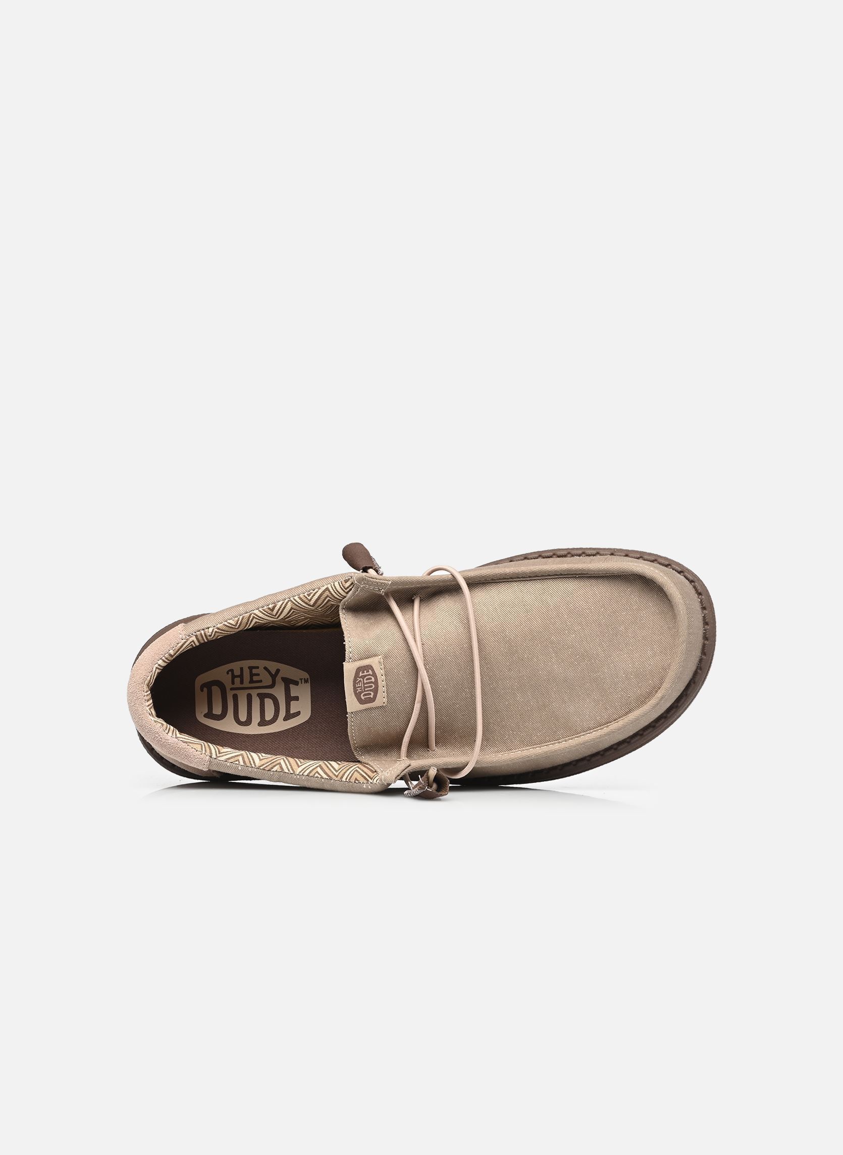 Leinen-Sneaker Wally Stretch Canvas Block herren braun HEYDUDE Leinen-Sneaker Wally Stretch Canvas Block herren braun CROCKERY/MULTI
