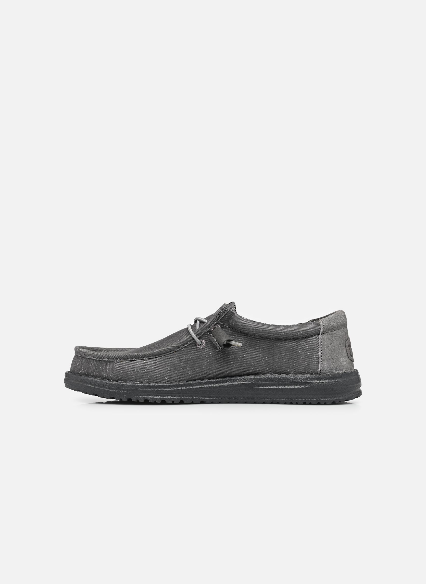 Baskets toile Wally Stretch Canvas Block homme gris HEYDUDE Baskets toile Wally Stretch Canvas Block homme gris GRANITE GREY/MULTI