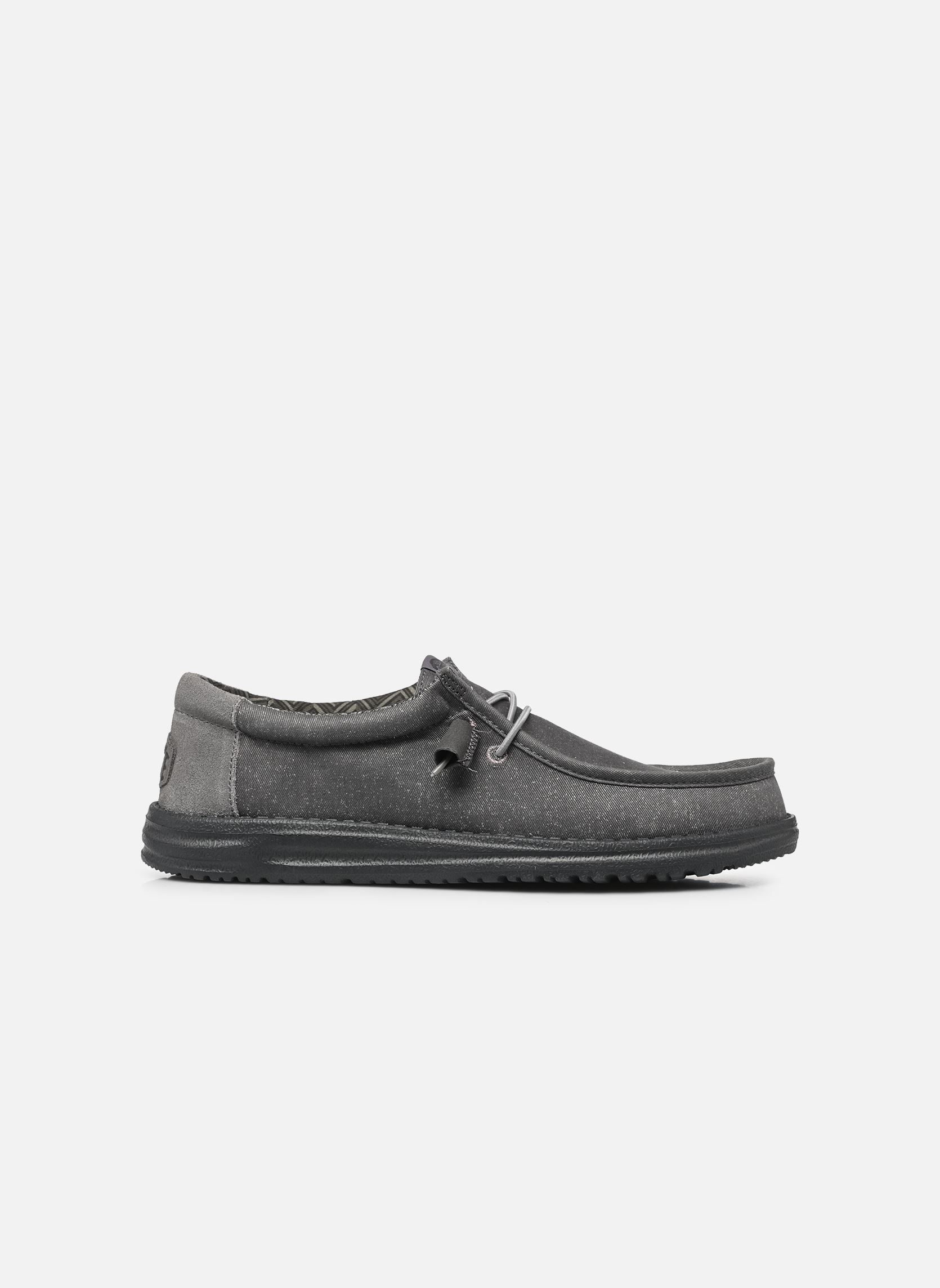 Baskets toile Wally Stretch Canvas Block homme gris HEYDUDE Baskets toile Wally Stretch Canvas Block homme gris GRANITE GREY/MULTI