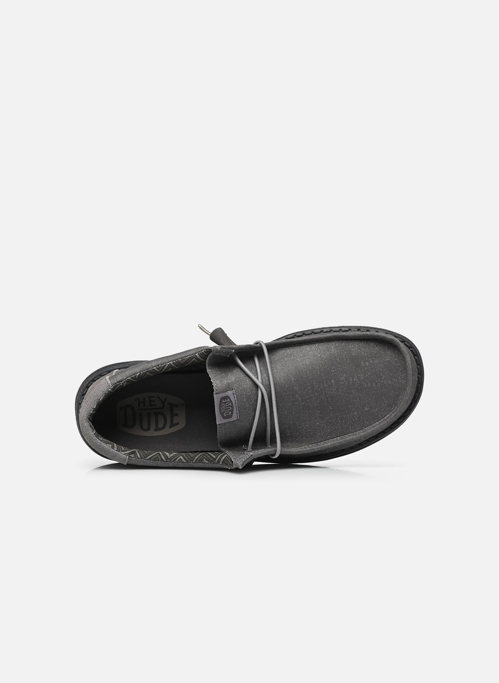 Baskets toile Wally Stretch Canvas Block homme gris HEYDUDE Baskets toile Wally Stretch Canvas Block homme gris GRANITE GREY/MULTI