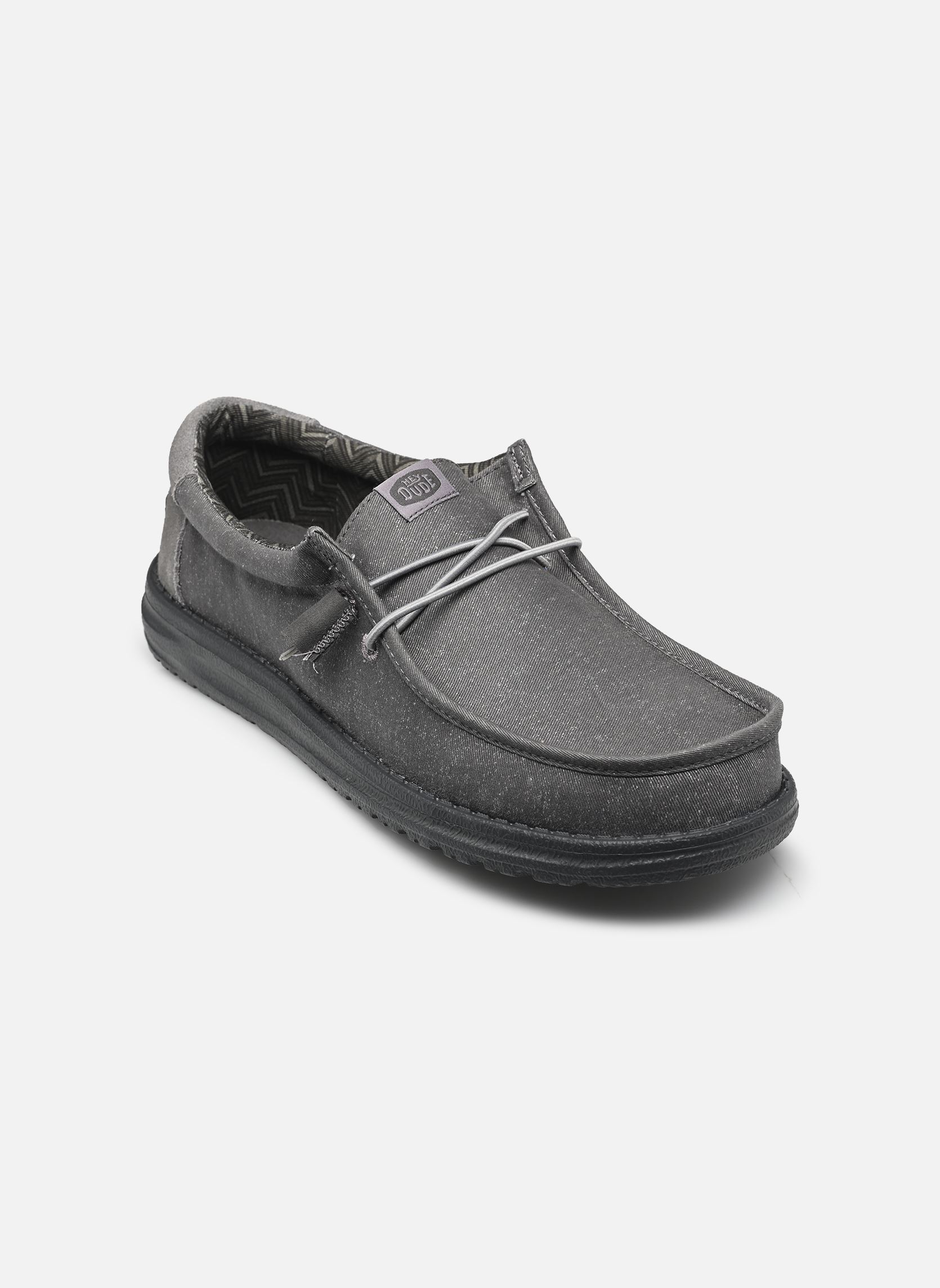 Baskets toile Wally Stretch Canvas Block homme gris HEYDUDE Baskets toile Wally Stretch Canvas Block homme gris GRANITE GREY/MULTI