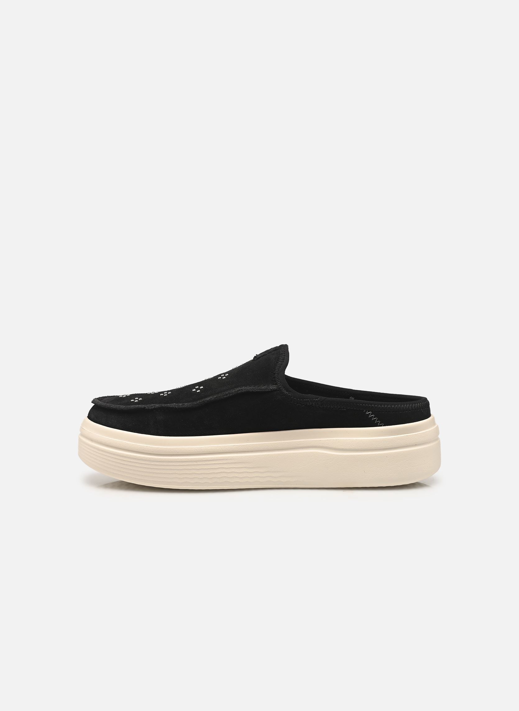 Pantoletten und Clogs Austin Lift Suede Stud damen schwarz HEYDUDE Pantoletten und Clogs Austin Lift Suede Stud damen schwarz BLACK