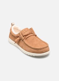 Leinen-Sneaker Wally Suede Shearling herren braun