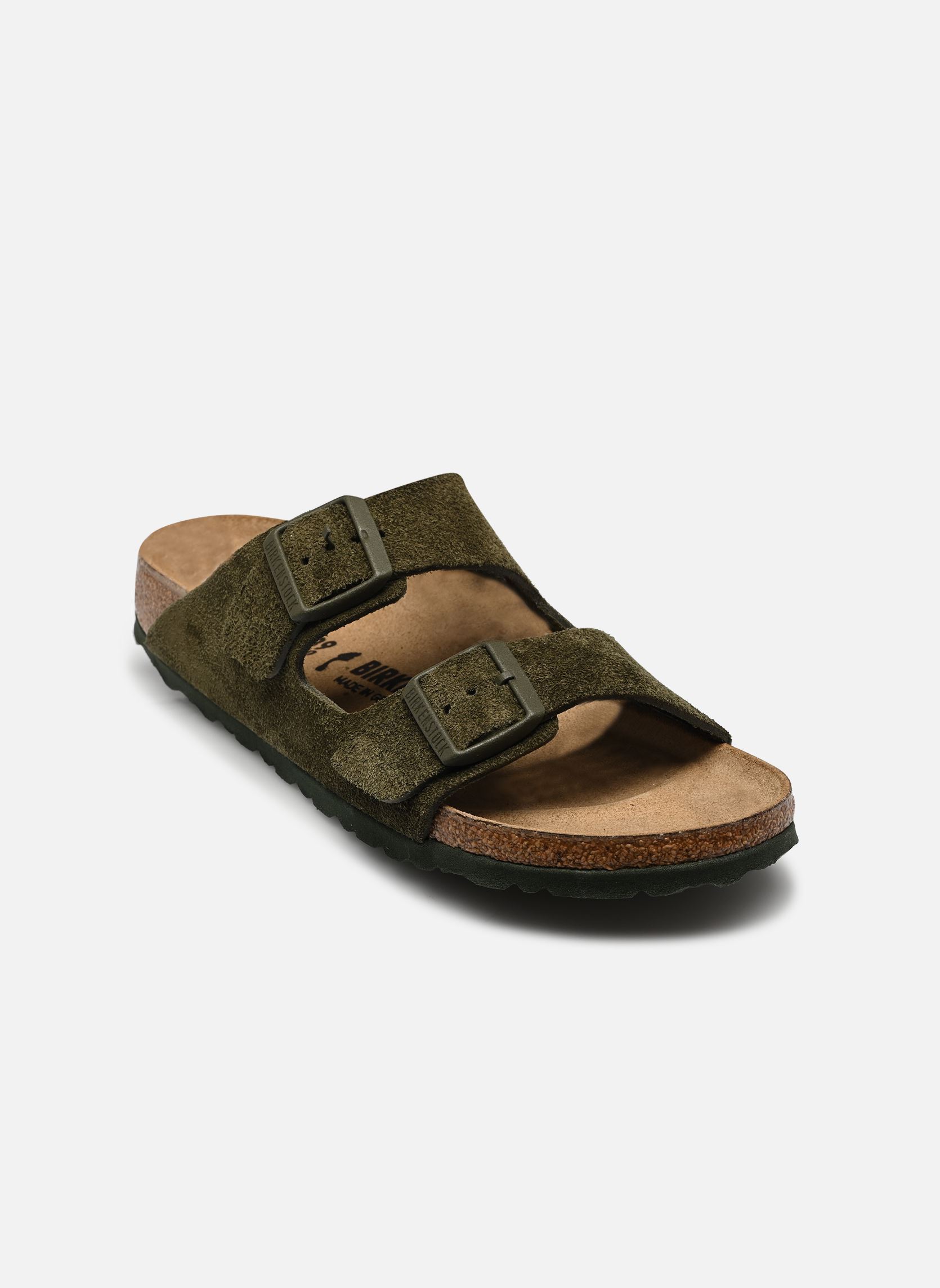 Mules Arizona Suede - Narrow femme vert Birkenstock Mules Arizona Suede - Narrow femme vert THYME