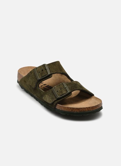 Birkenstock Mules Arizona Suede - Narrow femme vert
