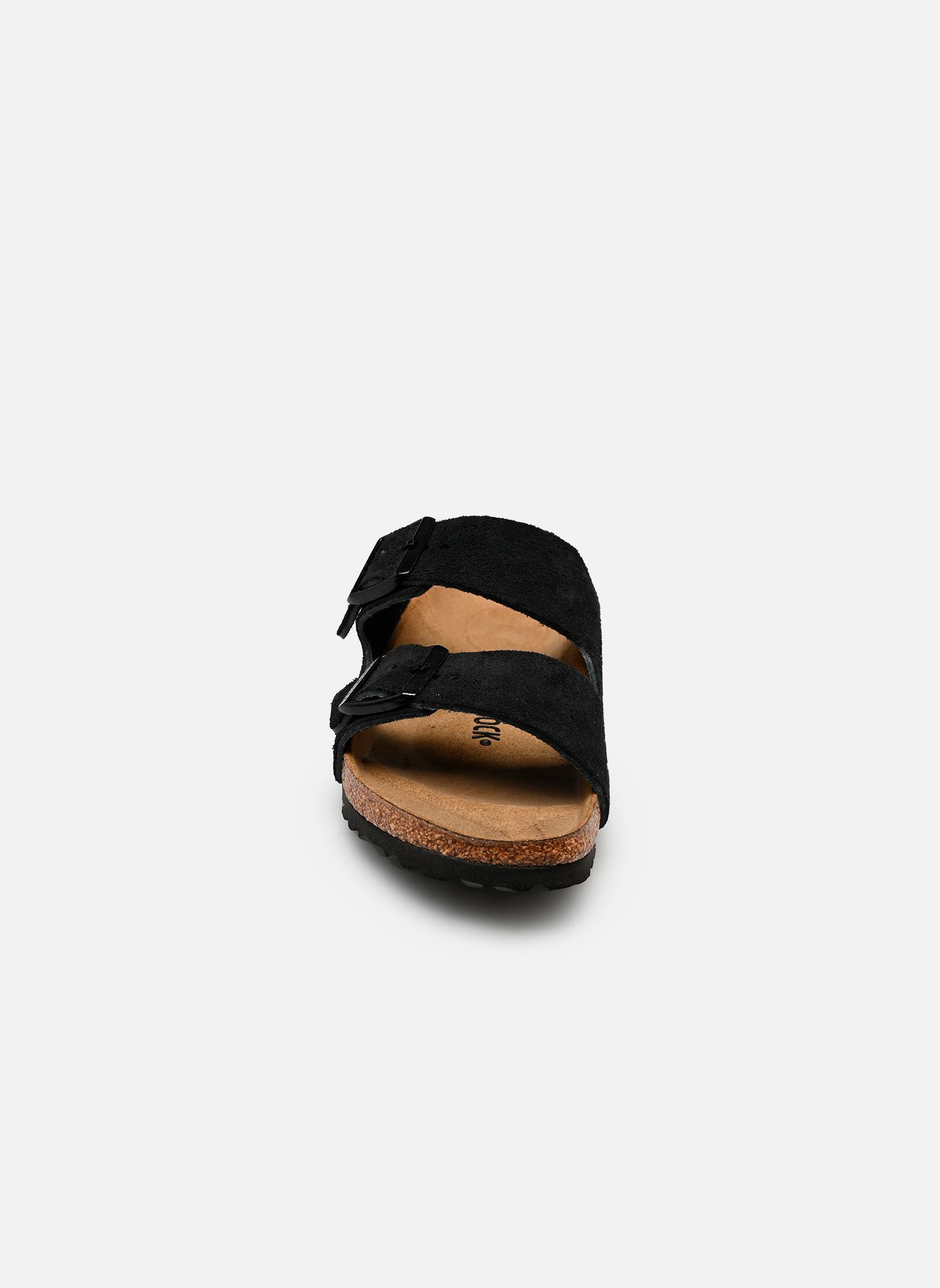 Muilen Arizona Suede - Narrow dames zwart Birkenstock Muilen Arizona Suede - Narrow dames zwart BLACK