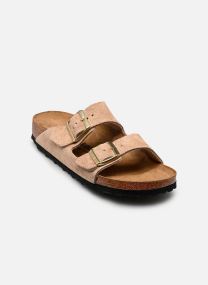 Muilen Arizona Suede - Narrow dames beige Birkenstock Muilen Arizona Suede - Narrow dames beige SANDCASTLE