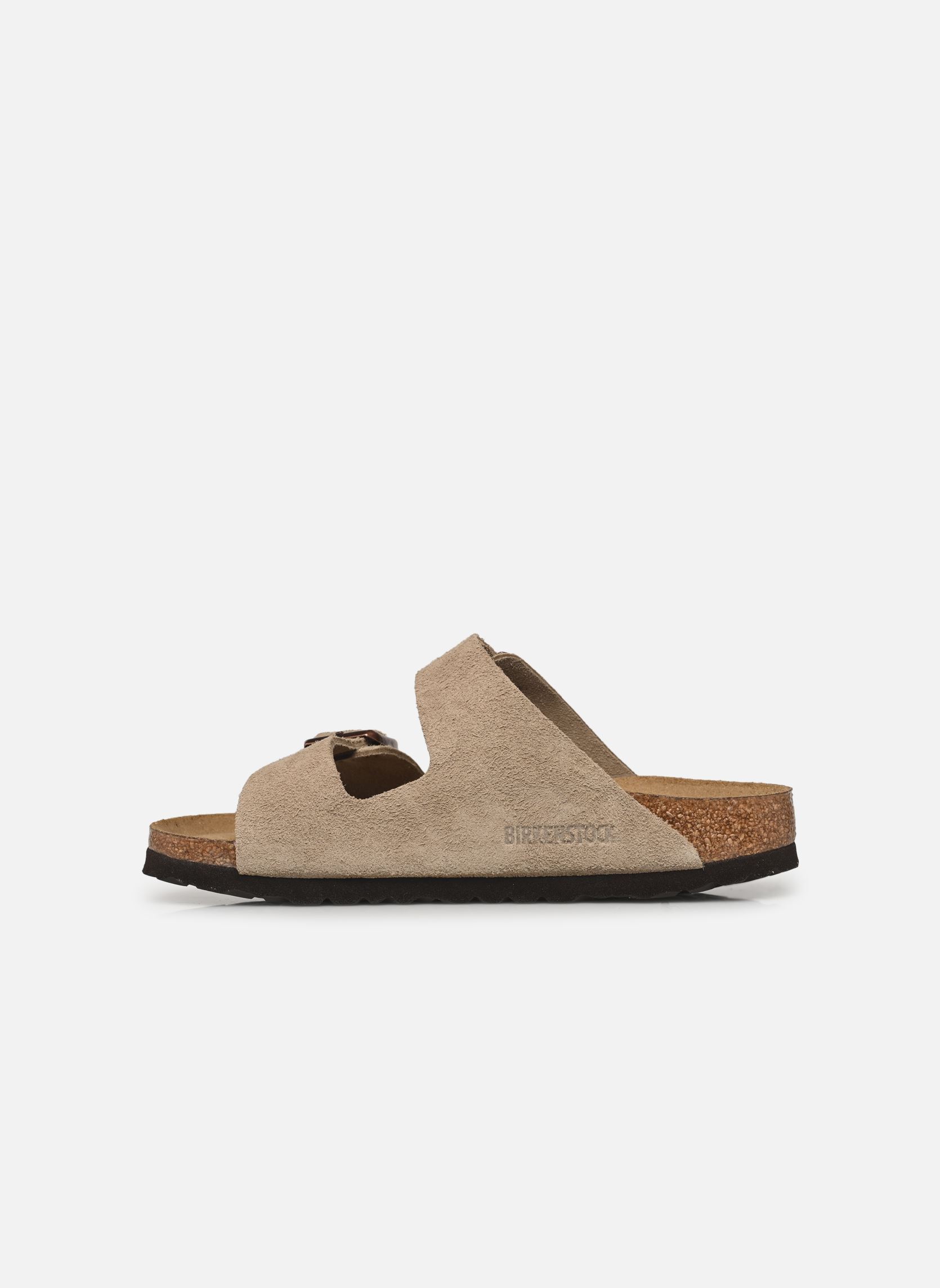 Pantoletten und Clogs Arizona Suede - Narrow damen braun Birkenstock Pantoletten und Clogs Arizona Suede - Narrow damen braun TAUPE
