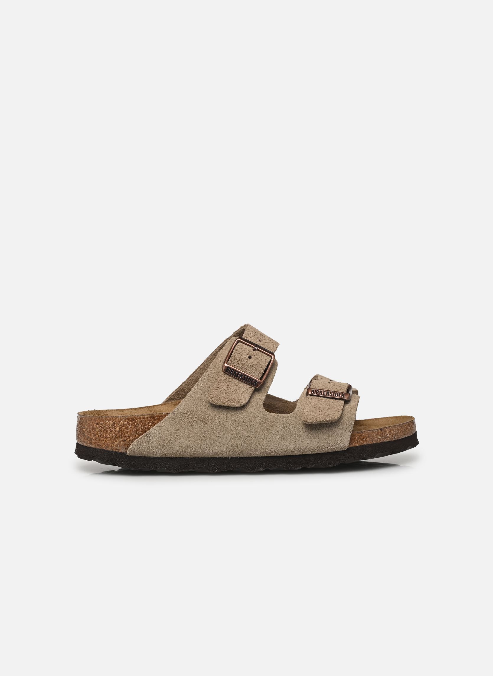 Pantoletten und Clogs Arizona Suede - Narrow damen braun Birkenstock Pantoletten und Clogs Arizona Suede - Narrow damen braun TAUPE