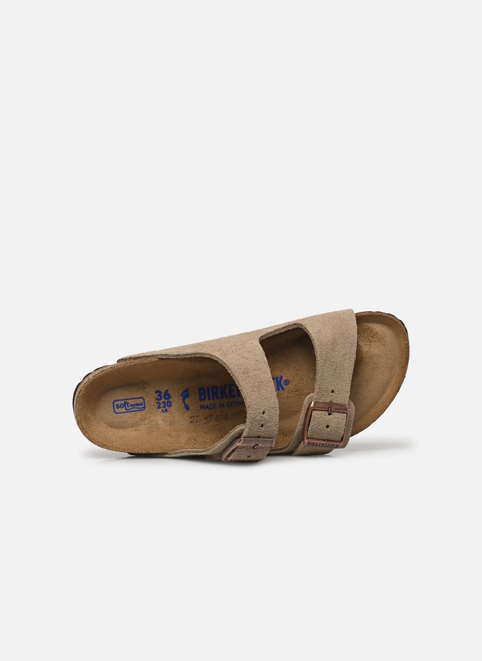 Pantoletten und Clogs Arizona Suede - Narrow damen braun Birkenstock Pantoletten und Clogs Arizona Suede - Narrow damen braun TAUPE