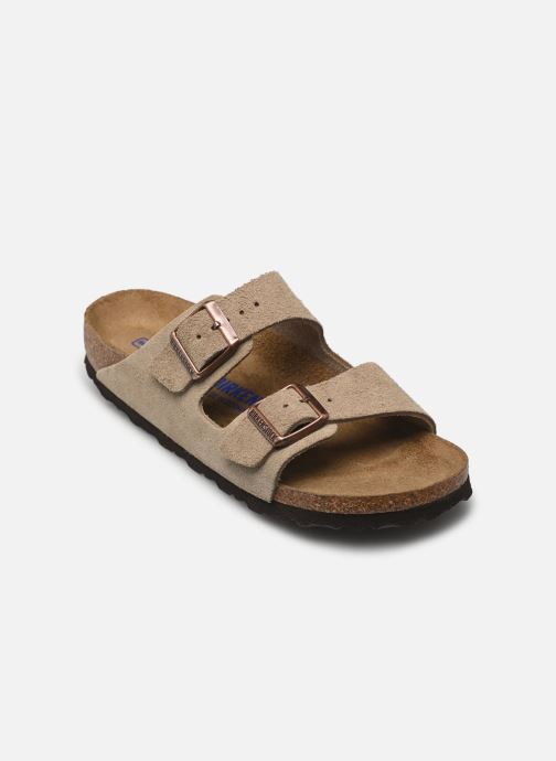 Birkenstock Muilen en klompen Arizona Suede - Narrow dames bruin