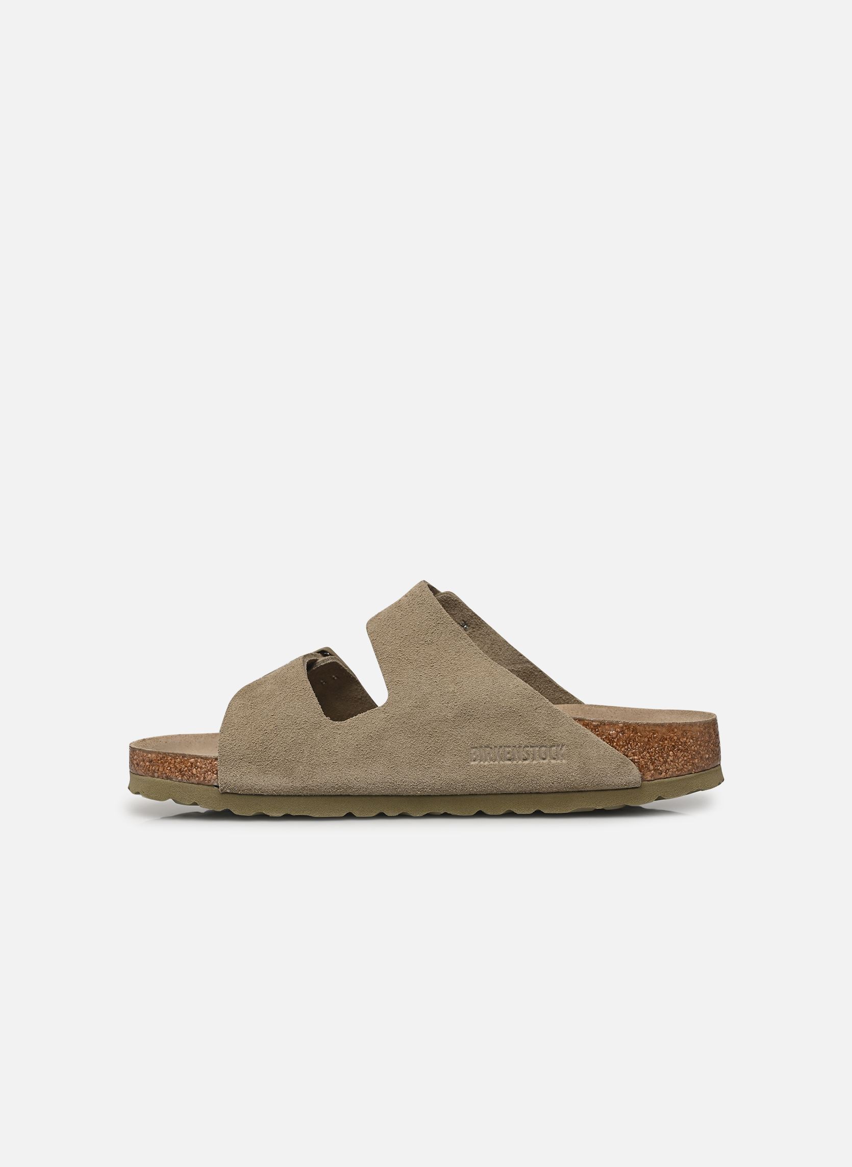 Pantoletten und Clogs Arizona Suede - Narrow damen grün Birkenstock Pantoletten und Clogs Arizona Suede - Narrow damen grün FADED KAKI