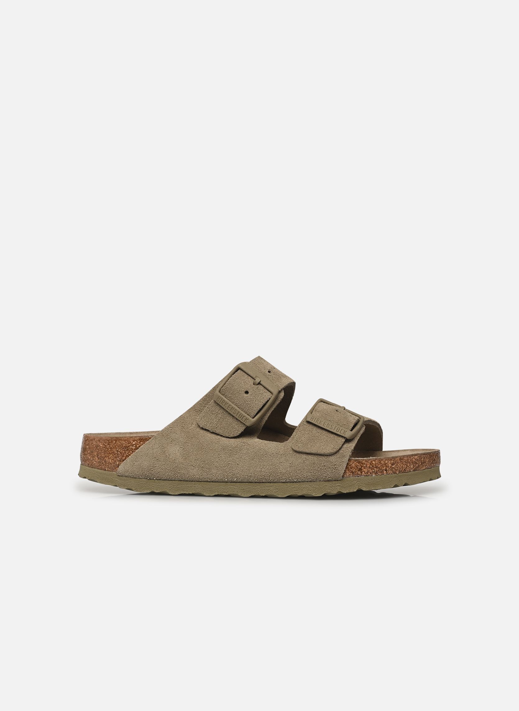 Pantoletten und Clogs Arizona Suede - Narrow damen grün Birkenstock Pantoletten und Clogs Arizona Suede - Narrow damen grün FADED KAKI
