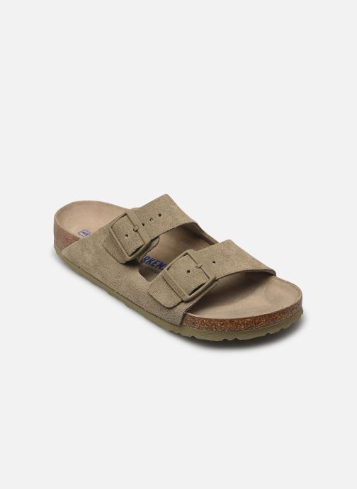 Birkenstock Muilen en klompen Arizona Suede - Narrow dames groen