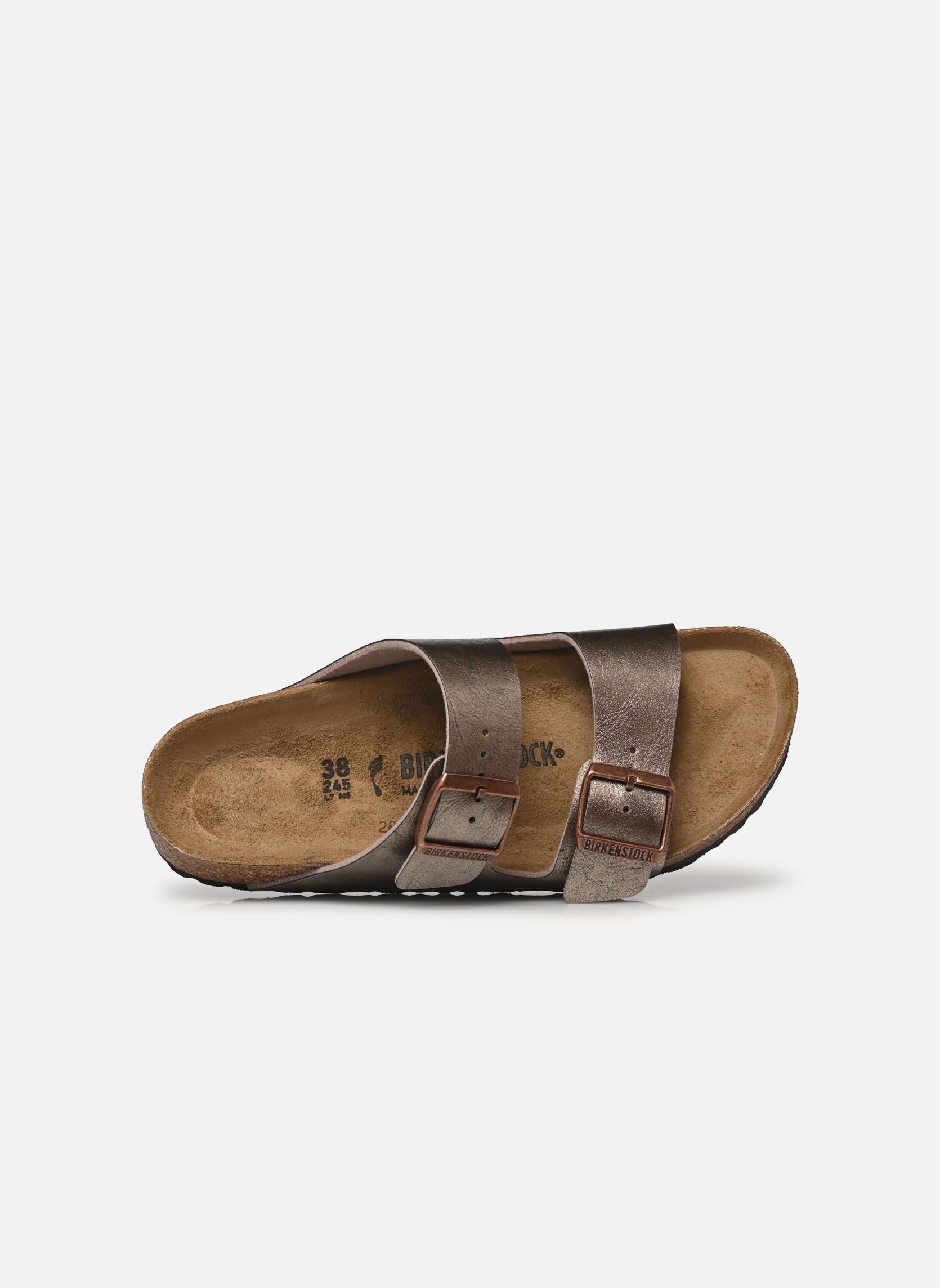 Mules et sabots Arizona Birko Flor - Narrow femme or et bronze Birkenstock Mules et sabots Arizona Birko Flor - Narrow femme or et bronze METALIC TAUPE