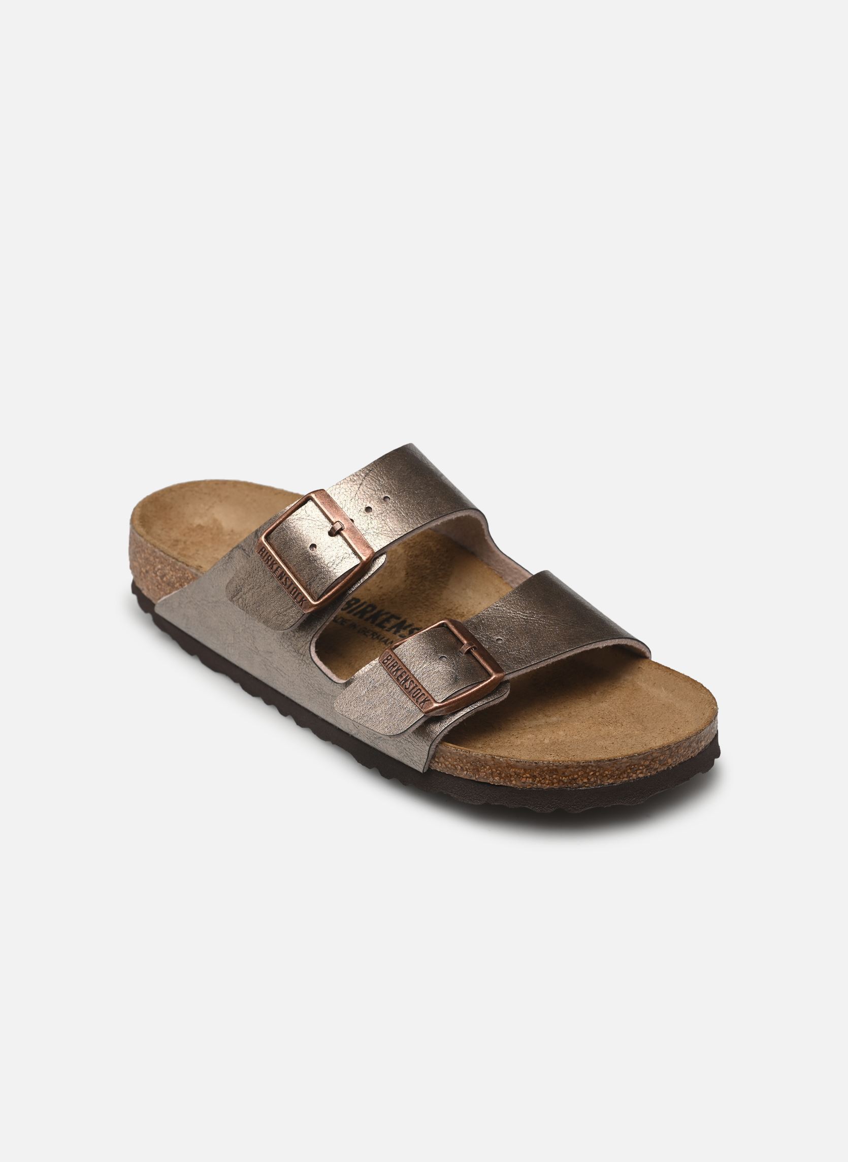 Mules et sabots Arizona Birko Flor - Narrow femme or et bronze Birkenstock Mules et sabots Arizona Birko Flor - Narrow femme or et bronze METALIC TAUPE