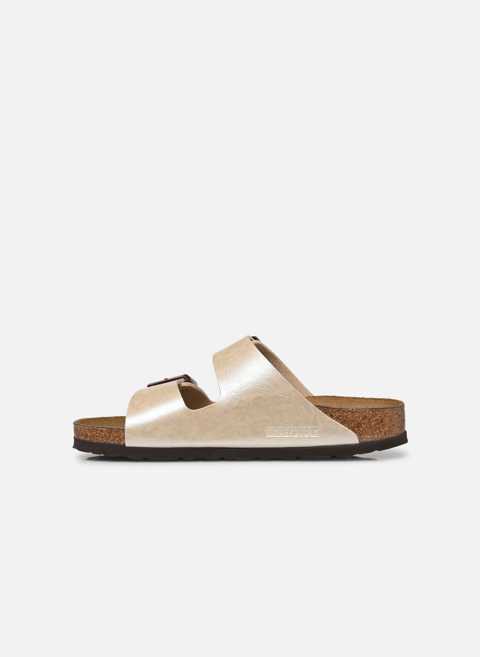Mules et sabots Arizona Birko Flor - Narrow femme beige Birkenstock Mules et sabots Arizona Birko Flor - Narrow femme beige METALIC PEARL WHITE