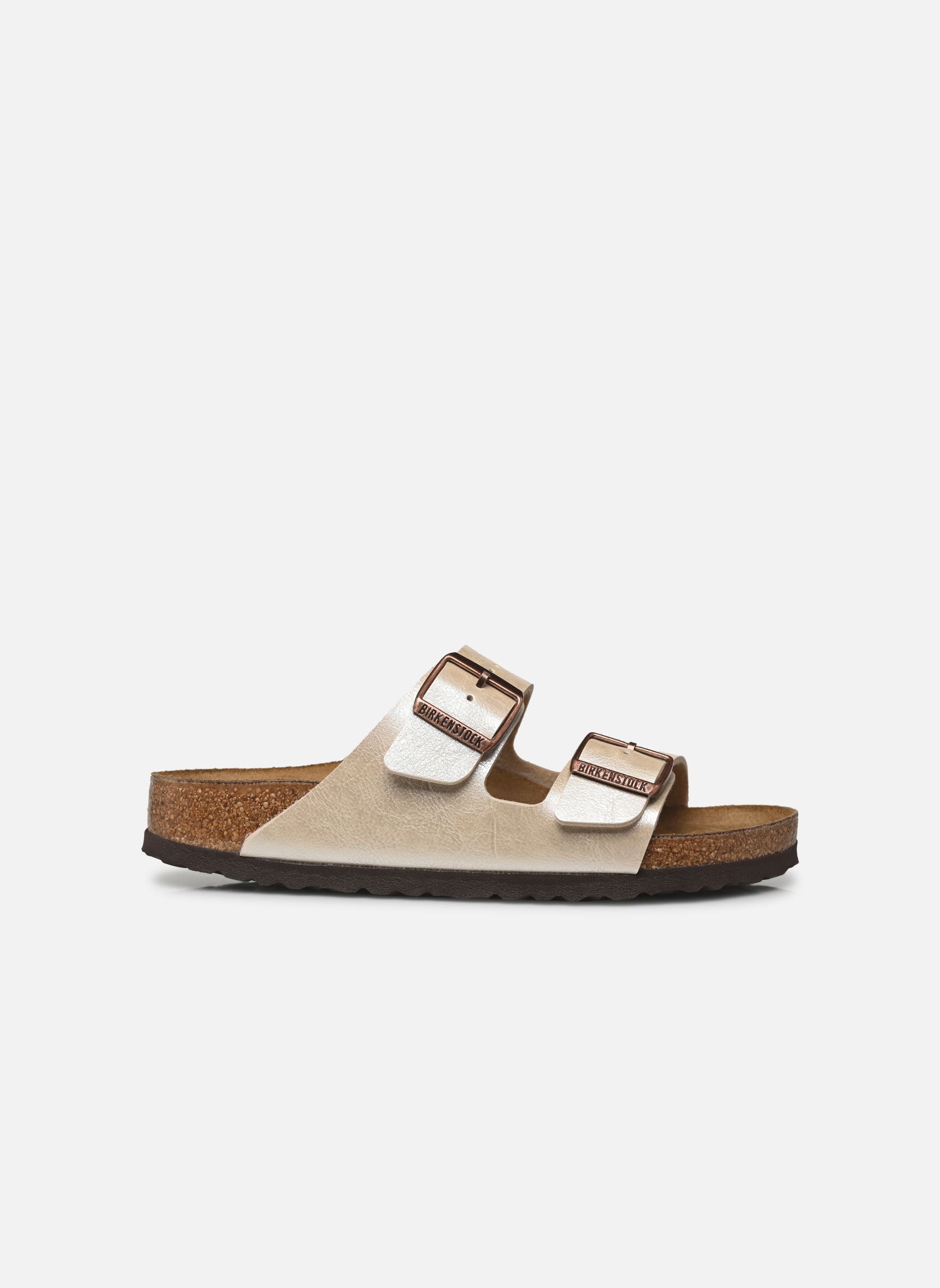 Mules et sabots Arizona Birko Flor - Narrow femme beige Birkenstock Mules et sabots Arizona Birko Flor - Narrow femme beige METALIC PEARL WHITE