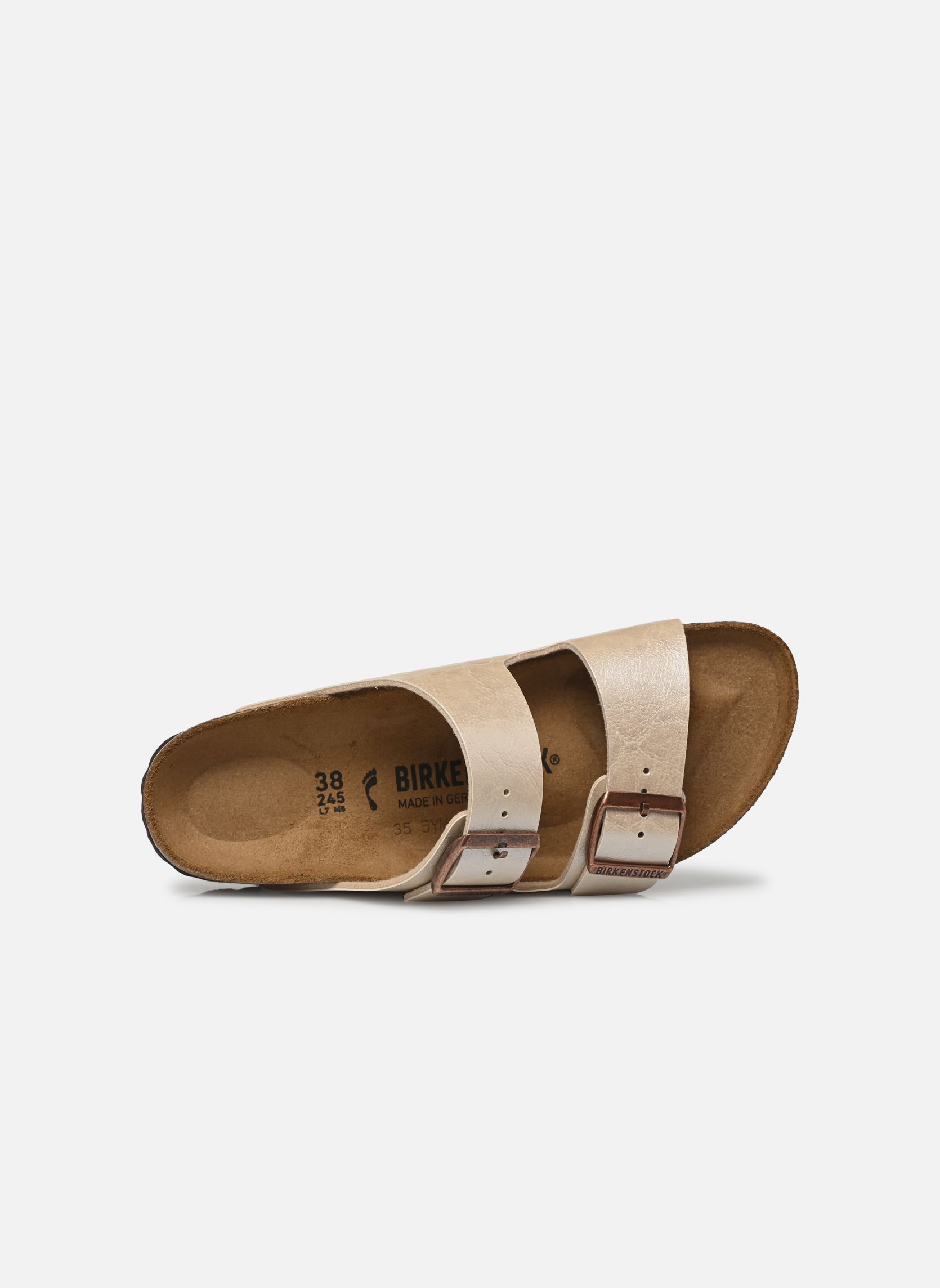Mules et sabots Arizona Birko Flor - Narrow femme beige Birkenstock Mules et sabots Arizona Birko Flor - Narrow femme beige METALIC PEARL WHITE
