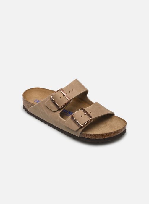 Birkenstock Muilen en klompen Arizona Leather Oiled - Narrow dames bruin