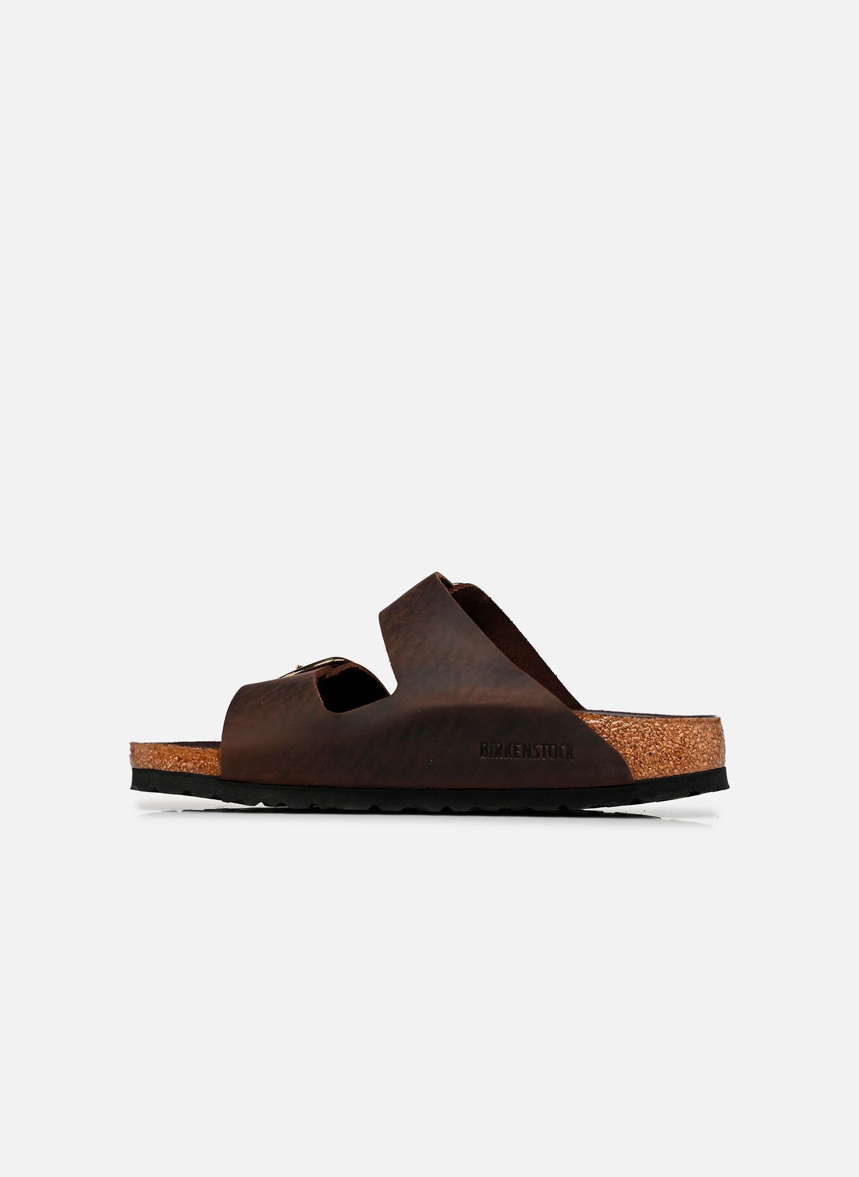Pantoletten Arizona Big Buckle Oiled Leather - Narro damen braun Birkenstock Pantoletten Arizona Big Buckle Oiled Leather - Narro damen braun HABANNA