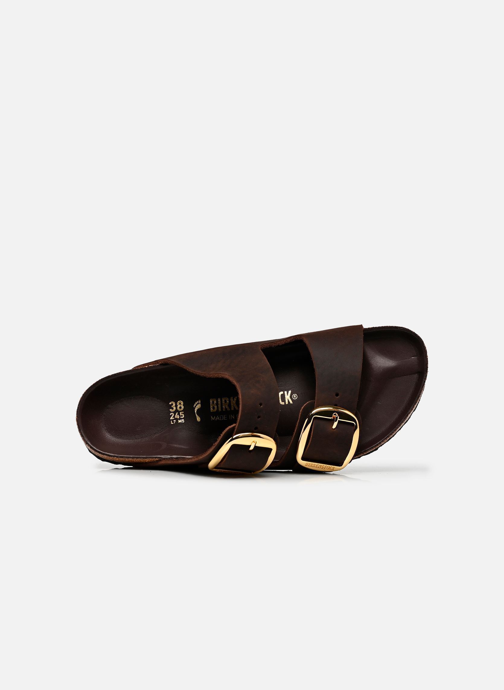 Pantoletten Arizona Big Buckle Oiled Leather - Narro damen braun Birkenstock Pantoletten Arizona Big Buckle Oiled Leather - Narro damen braun HABANNA