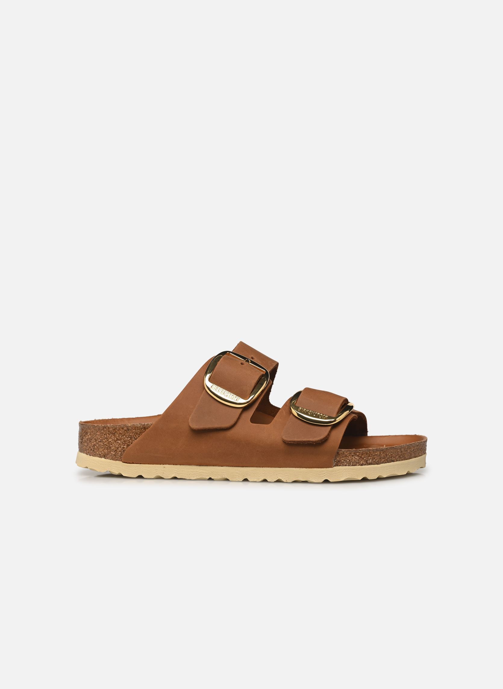 Ciabattine e Sabots Arizona Big Buckle Oiled Leather - Narro donna marrone Birkenstock Ciabattine e Sabots Arizona Big Buckle Oiled Leather - Narro donna marrone COGNAC