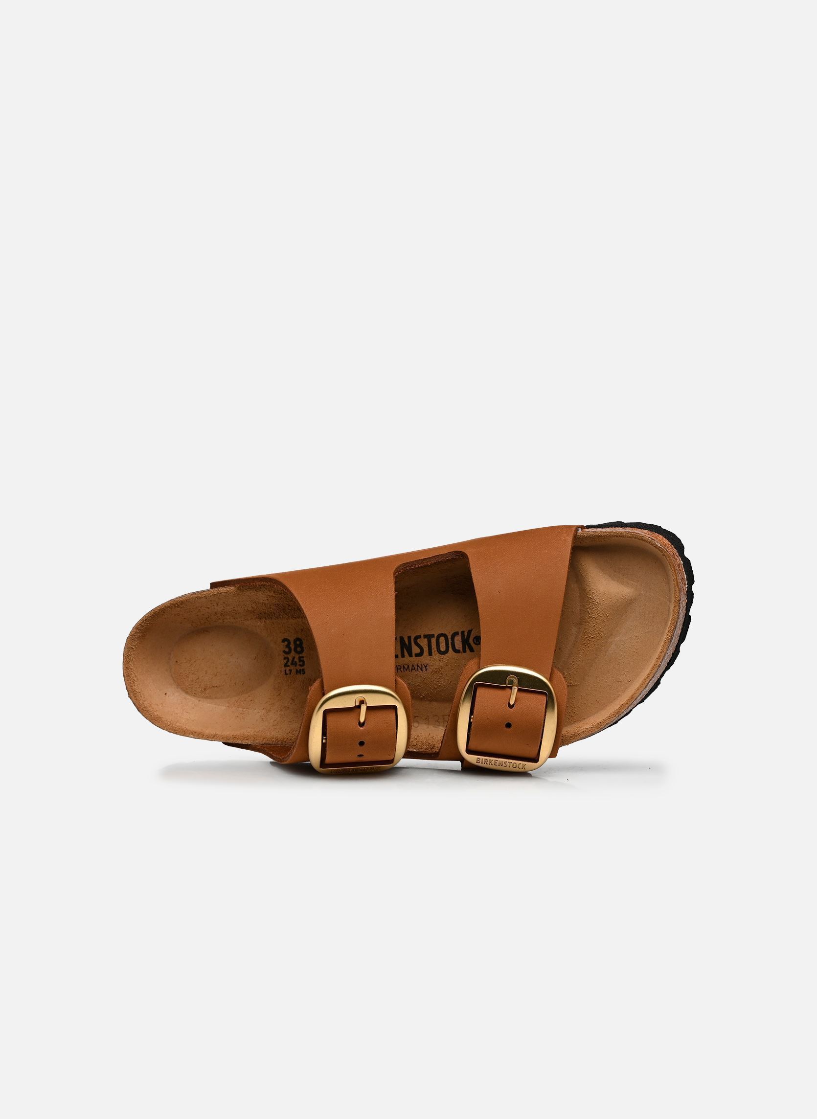 Muilen en klompen Arizona Big Buckle Nubuck - Narrow dames bruin Birkenstock Muilen en klompen Arizona Big Buckle Nubuck - Narrow dames bruin MINK