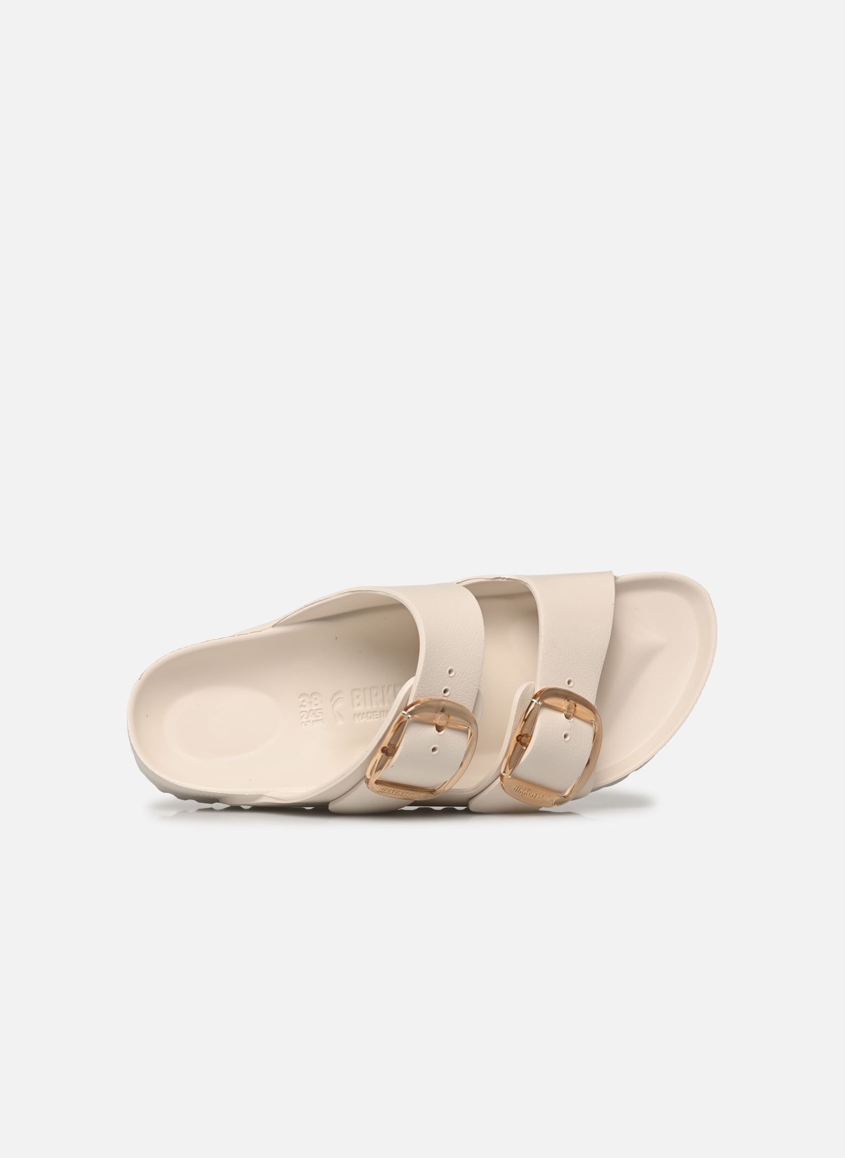 Muilen en klompen Arizona Big Buckle Eva - Narrow dames wit Birkenstock Muilen en klompen Arizona Big Buckle Eva - Narrow dames wit EGGSHELL