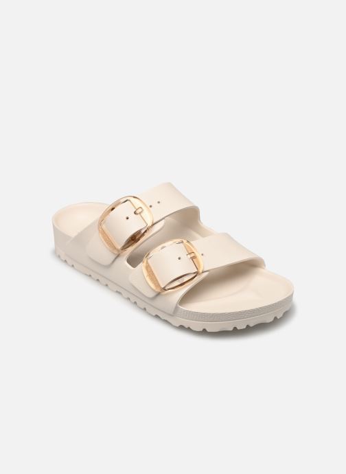 Mules et sabots Birkenstock Arizona Big Buckle Eva - Narrow Blanc vue détail/paire
