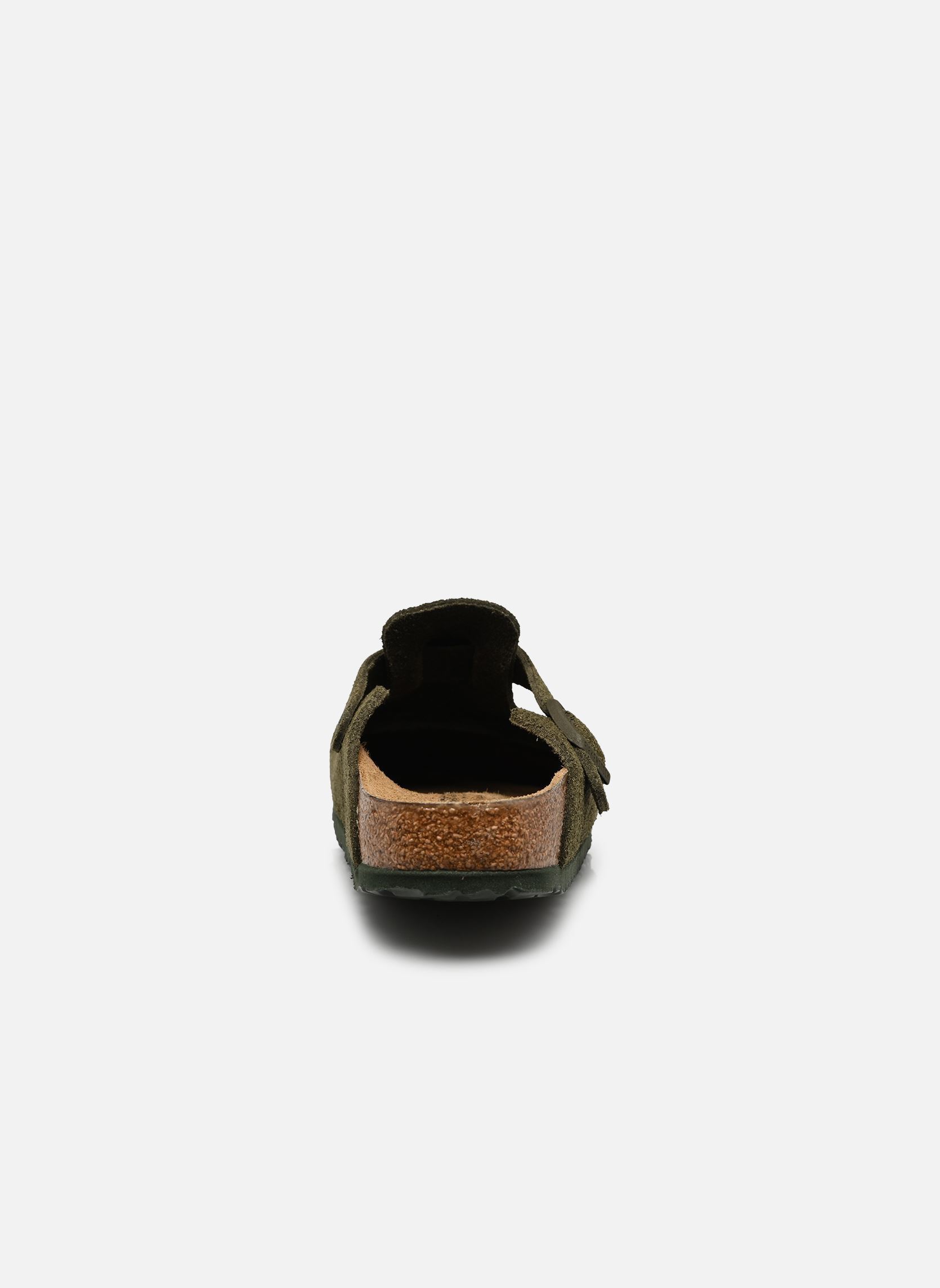 Mules Boston Suede - Narrow femme vert Birkenstock Mules Boston Suede - Narrow femme vert THYME