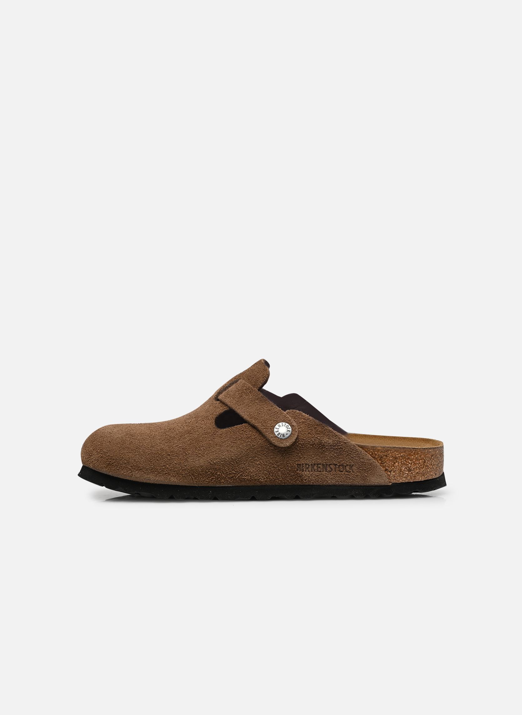 Mules Boston Suede - Narrow femme marron Birkenstock Mules Boston Suede - Narrow femme marron DARK TEA