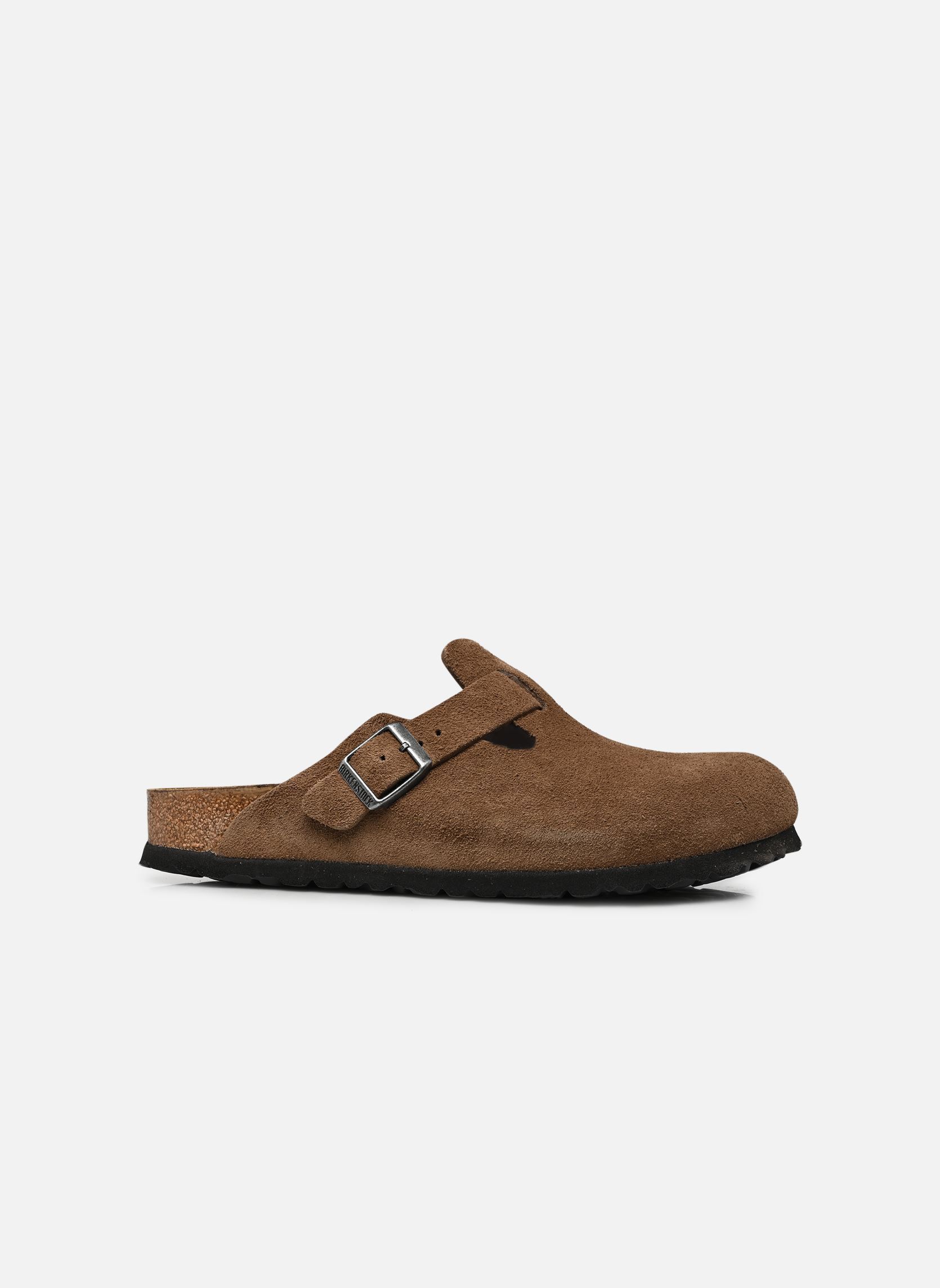 Mules Boston Suede - Narrow femme marron Birkenstock Mules Boston Suede - Narrow femme marron DARK TEA