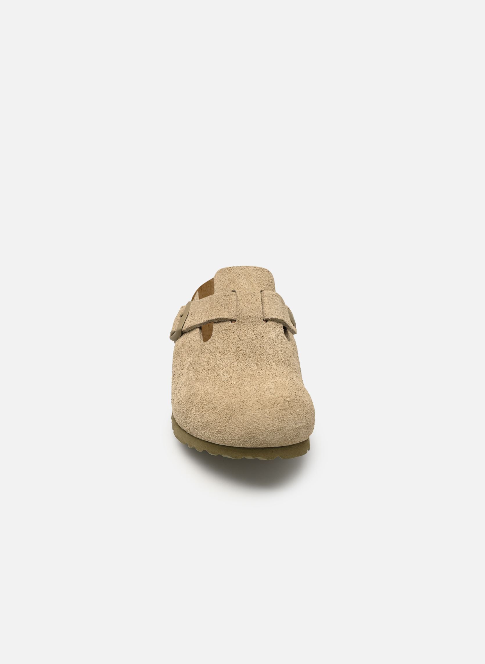 Mules et sabots Boston Suede - Narrow femme vert Birkenstock Mules et sabots Boston Suede - Narrow femme vert FADED KHAKI