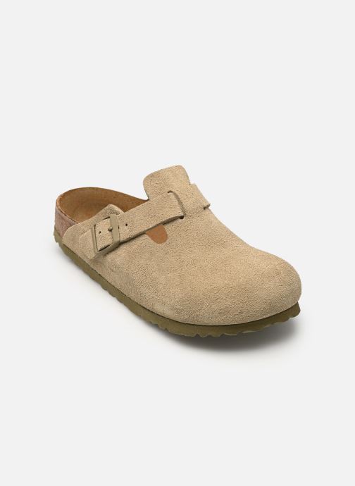 Birkenstock Muilen en klompen Boston Suede - Narrow dames groen