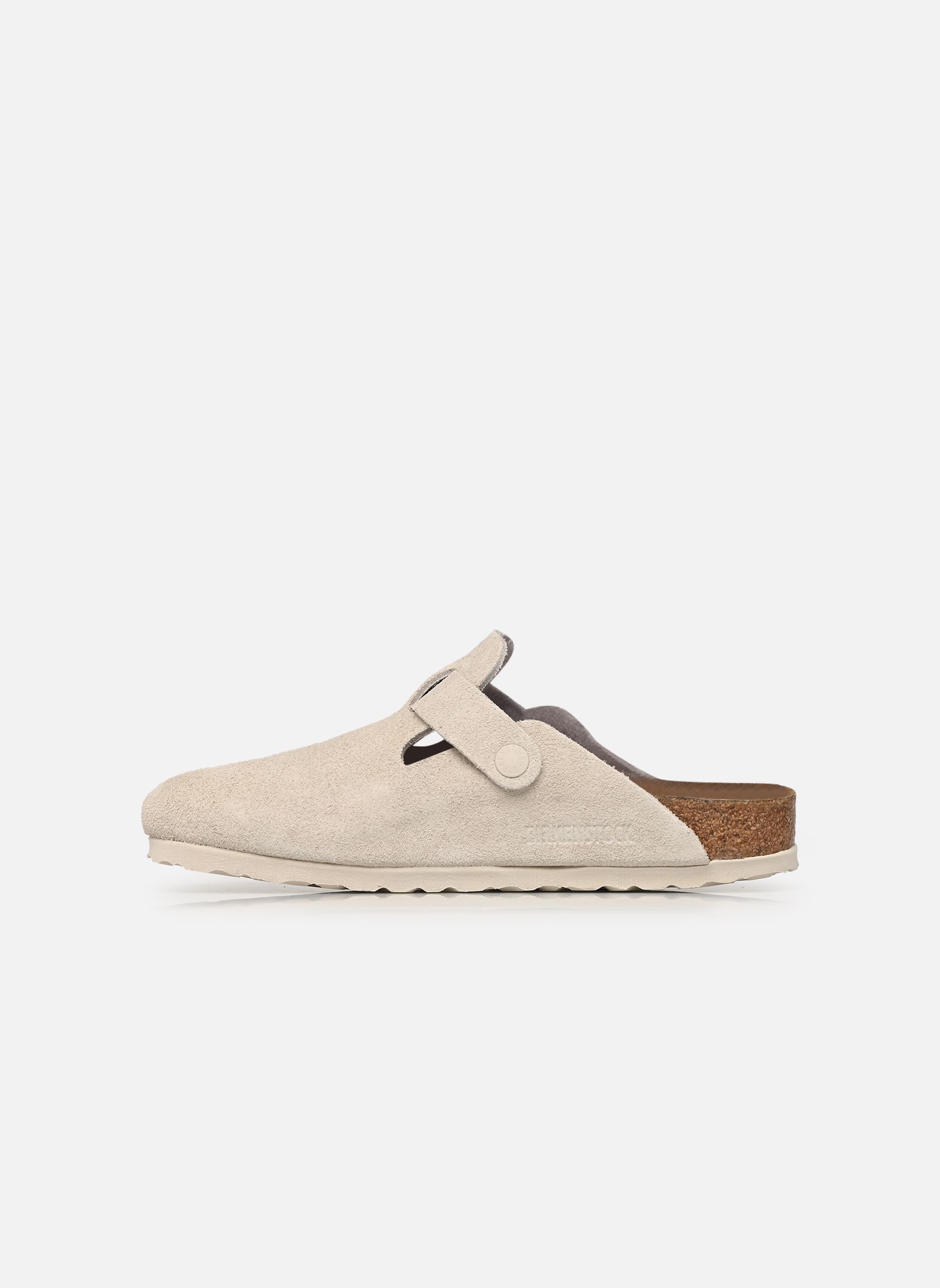 Pantoletten und Clogs Boston Suede - Narrow damen weiß Birkenstock Pantoletten und Clogs Boston Suede - Narrow damen weiß ANTIQUE WHITE