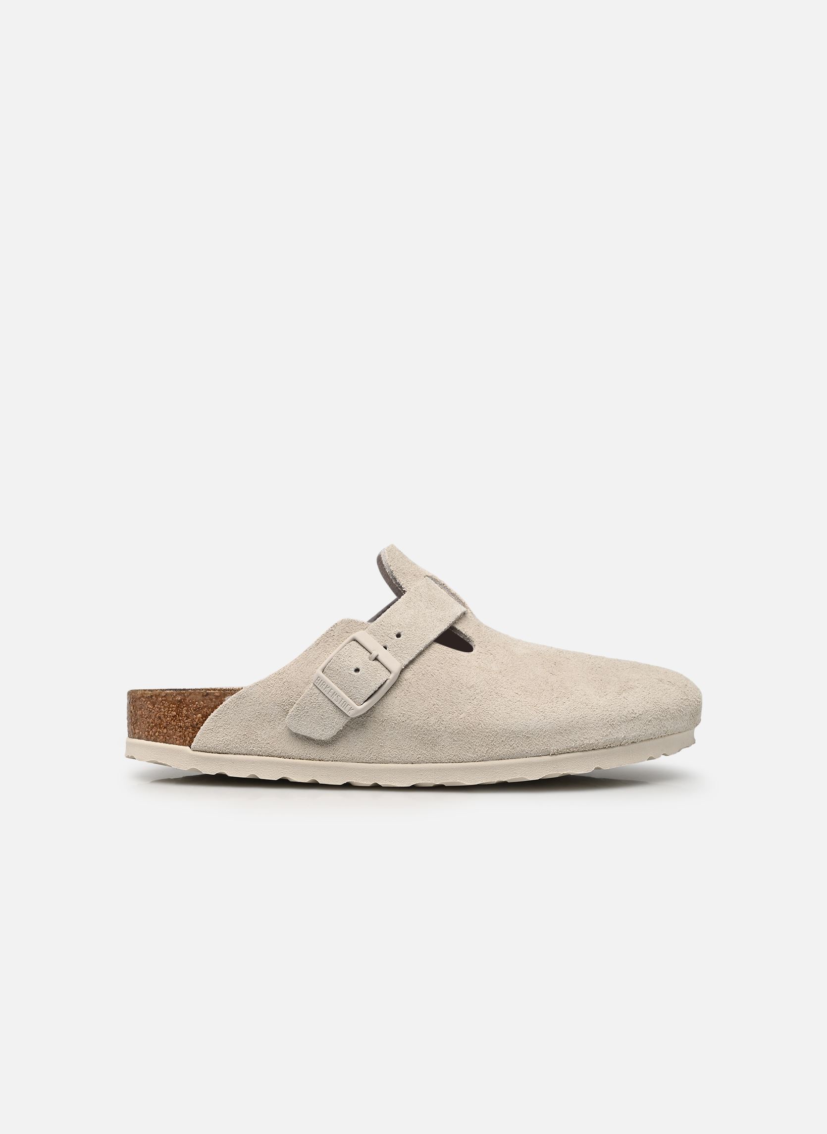 Pantoletten und Clogs Boston Suede - Narrow damen weiß Birkenstock Pantoletten und Clogs Boston Suede - Narrow damen weiß ANTIQUE WHITE