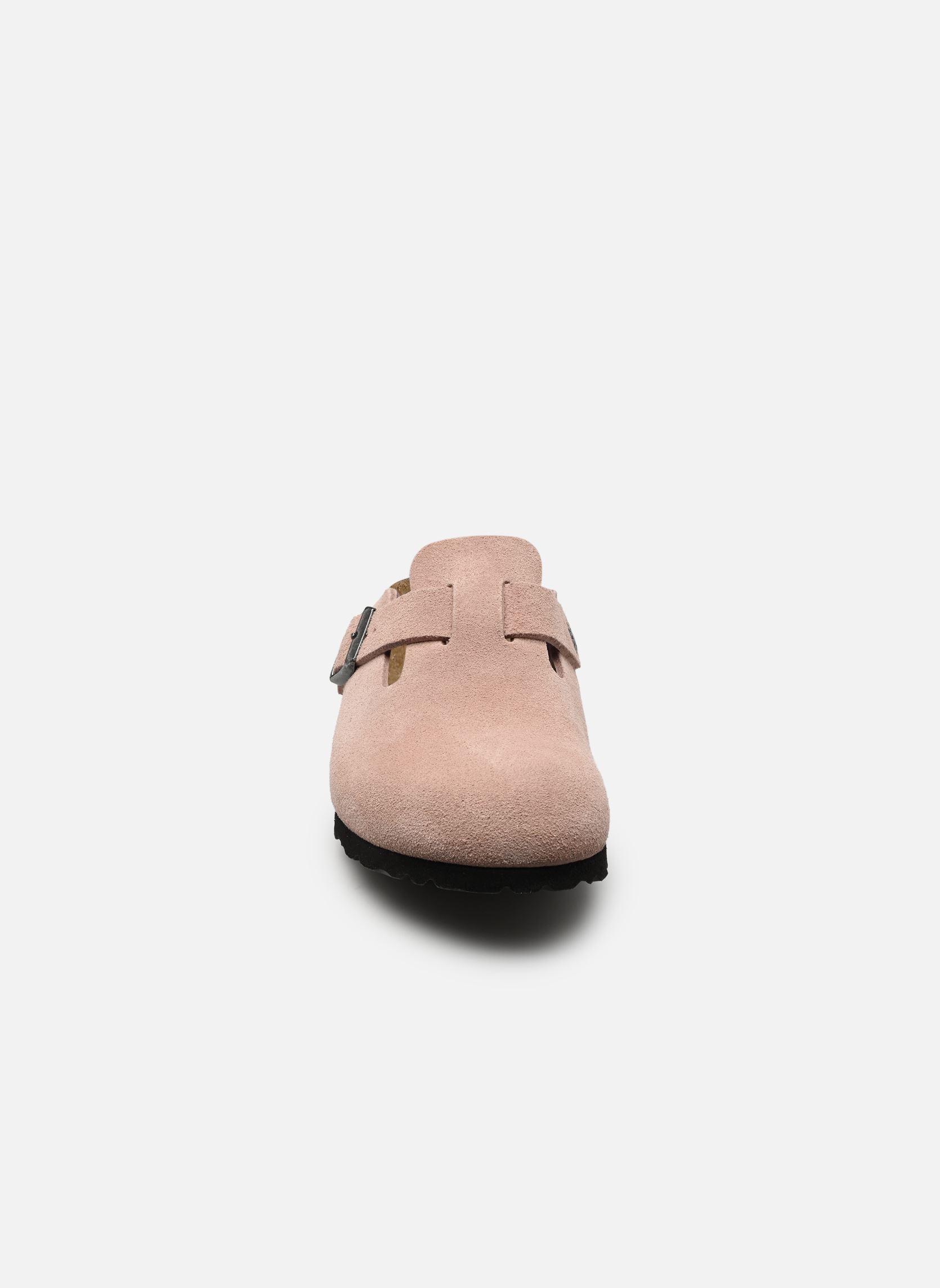 Muilen en klompen Boston Suede - Narrow dames roze Birkenstock Muilen en klompen Boston Suede - Narrow dames roze PINK CLAY