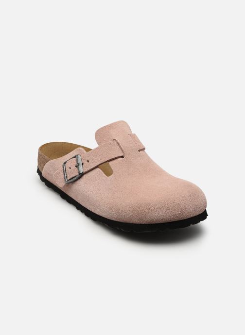 Birkenstock Muilen en klompen Boston Suede - Narrow dames roze