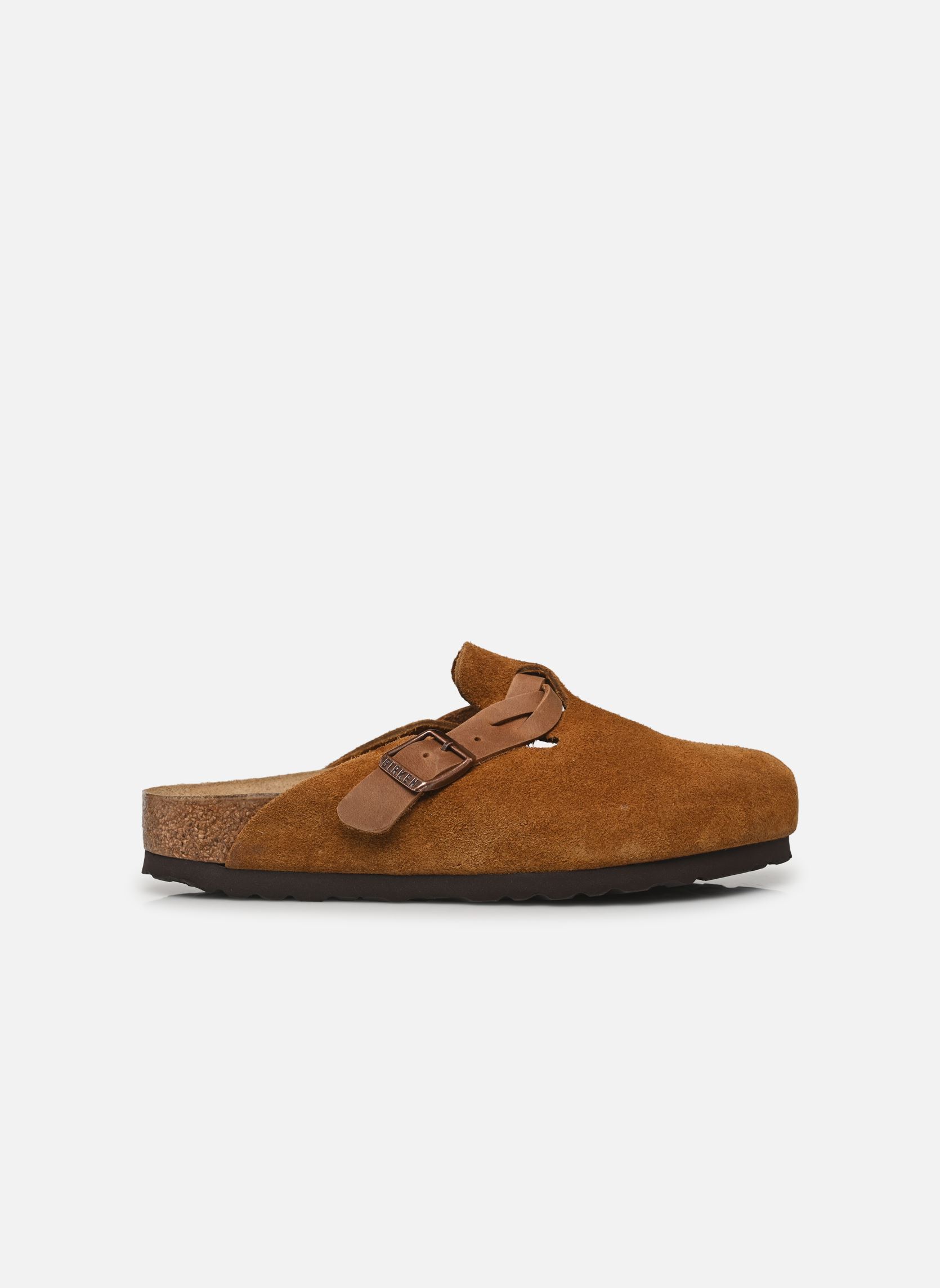 Muilen en klompen Boston Braided - Narrow dames bruin Birkenstock Muilen en klompen Boston Braided - Narrow dames bruin MINK