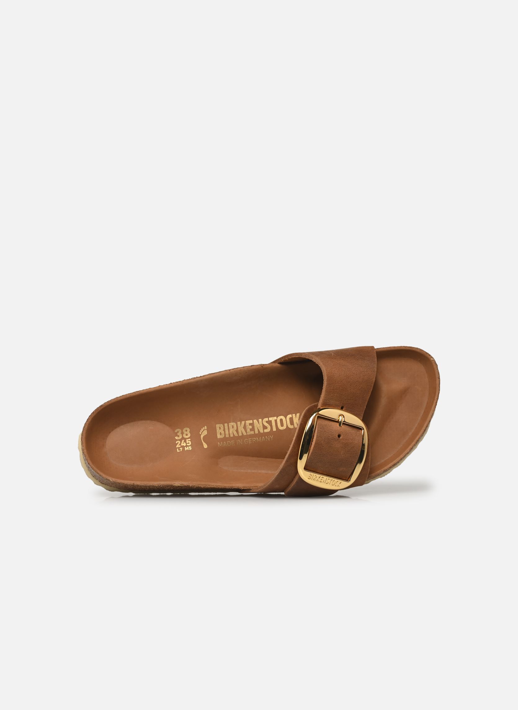 Mules et sabots Madrid Big Buckle Leather Oiled - Narrow femme marron Birkenstock Mules et sabots Madrid Big Buckle Leather Oiled - Narrow femme marron COGNAC