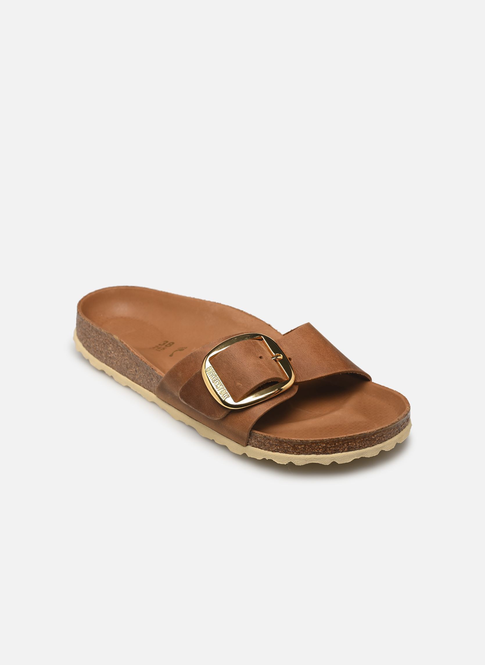 Mules et sabots Madrid Big Buckle Leather Oiled - Narrow femme marron Birkenstock Mules et sabots Madrid Big Buckle Leather Oiled - Narrow femme marron COGNAC